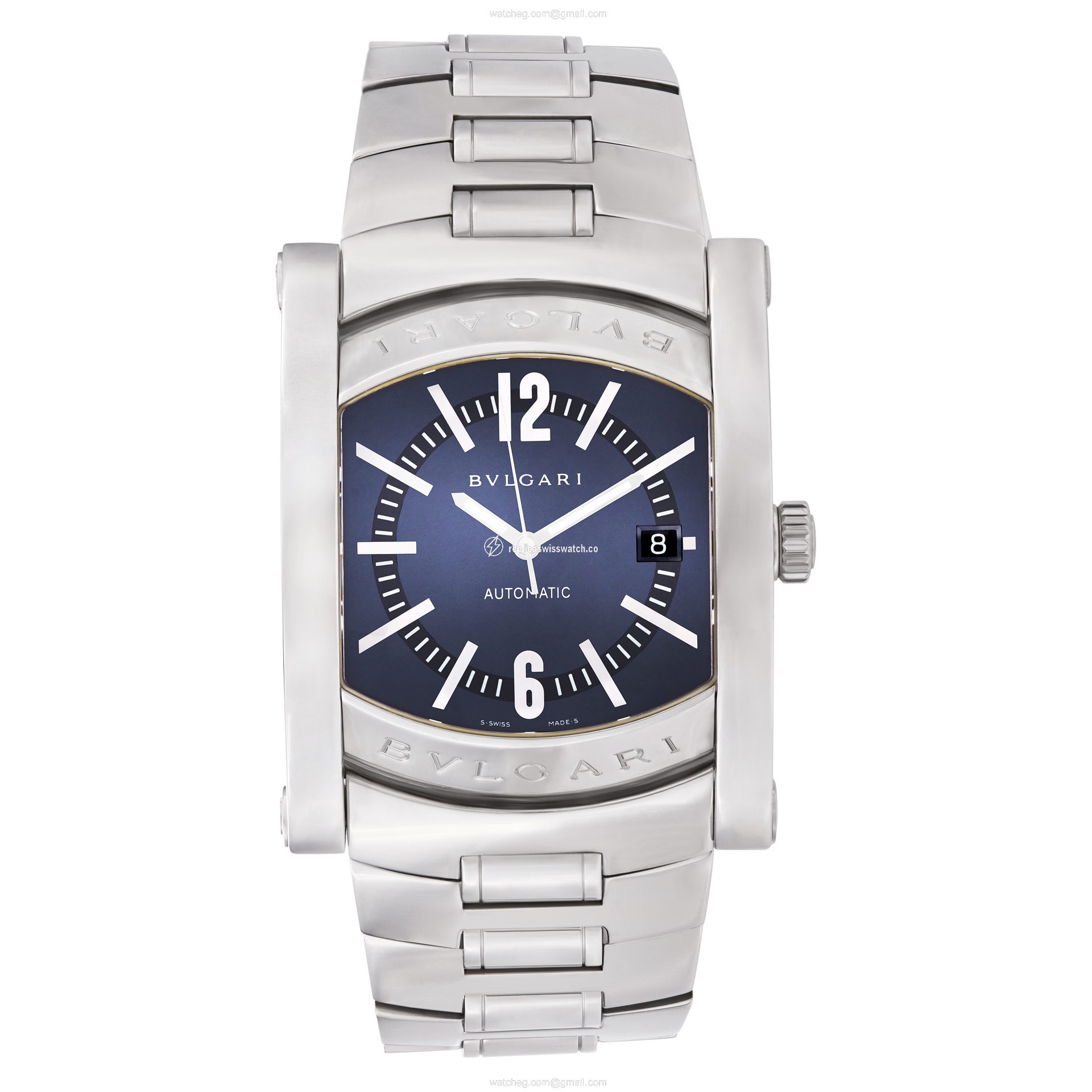 Bvlgari AA 48 S Assioma Automatic Male Stainless Steel Replica Bvlgari AA 48 S Assioma Automatic Male Stainless Steel Replica