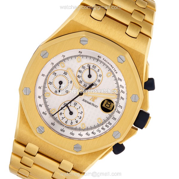 Audemars Piguet 25721BA.OO.1000BA.03 Royal Oak Offshore Automatic Male 18k Yellow Gold Replica Audemars Piguet 25721BA.OO.1000BA.03 Royal Oak Offshore Automatic Male 18k Yellow Gold Replica