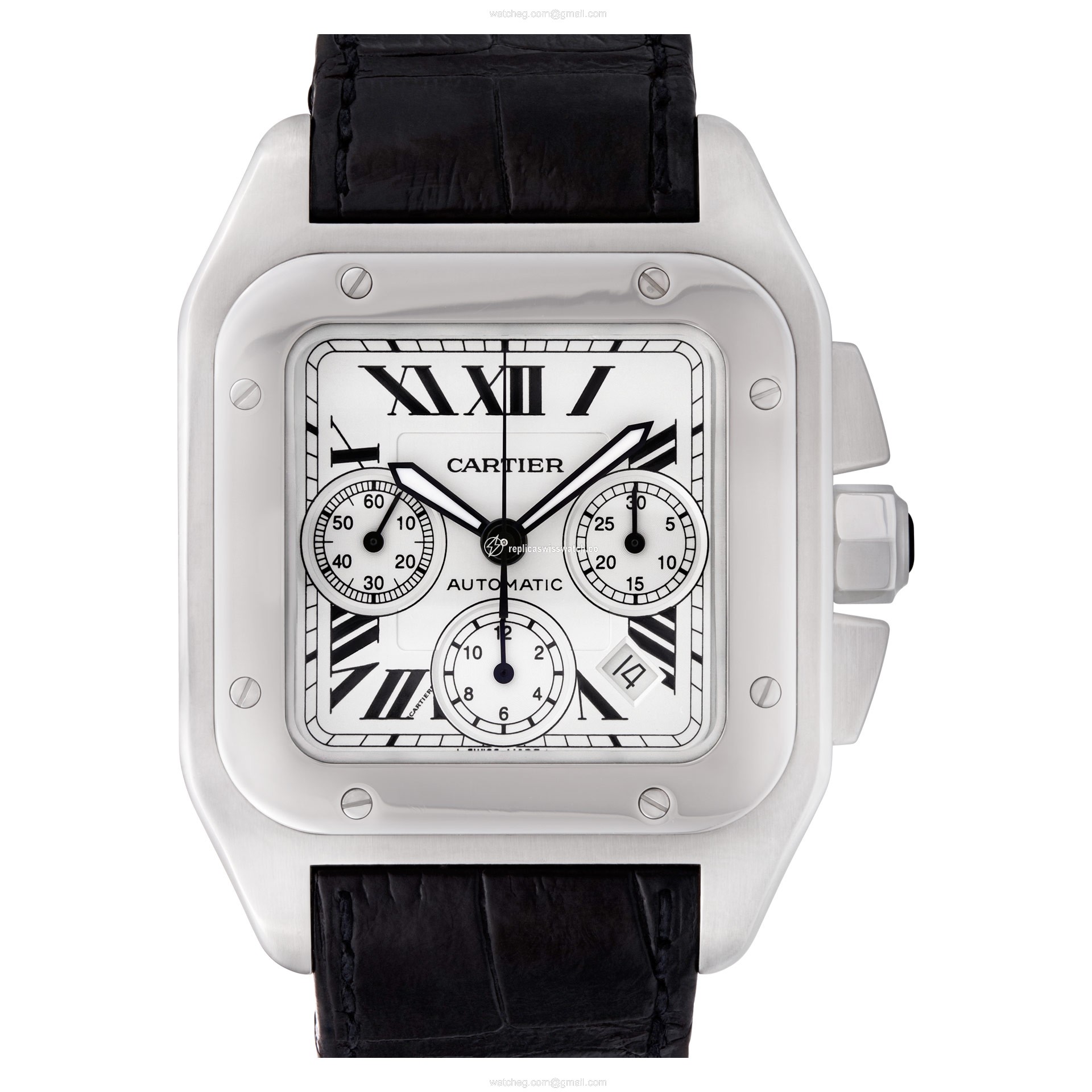 Cartier W20090X8 Santos 100 Automatic Male Stainless Steel Replica Cartier W20090X8 Santos 100 Automatic Male Stainless Steel Replica