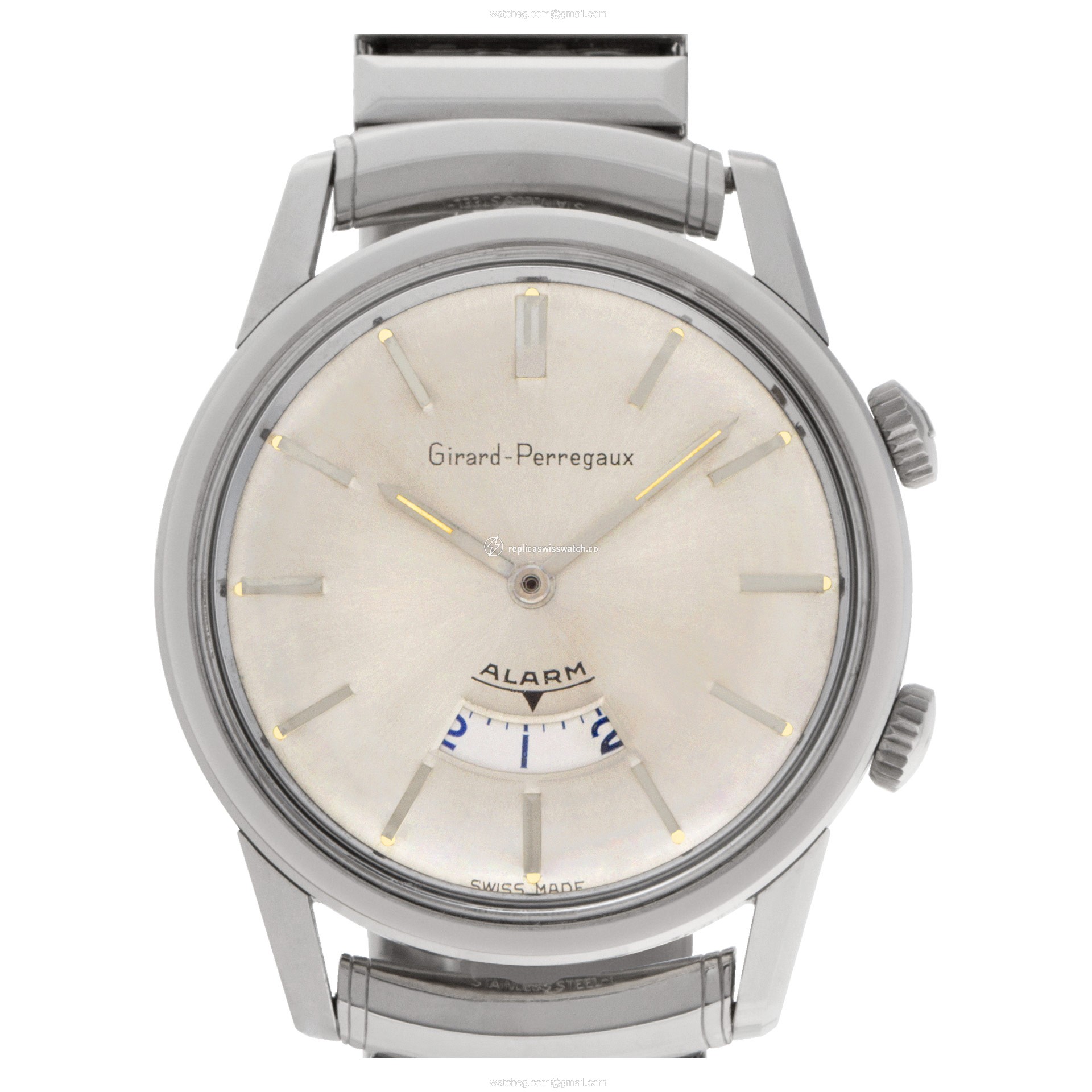 Girard Perregaux 1475 Alarm Manual Male Stainless Steel Replica Girard Perregaux 1475 Alarm Manual Male Stainless Steel Replica