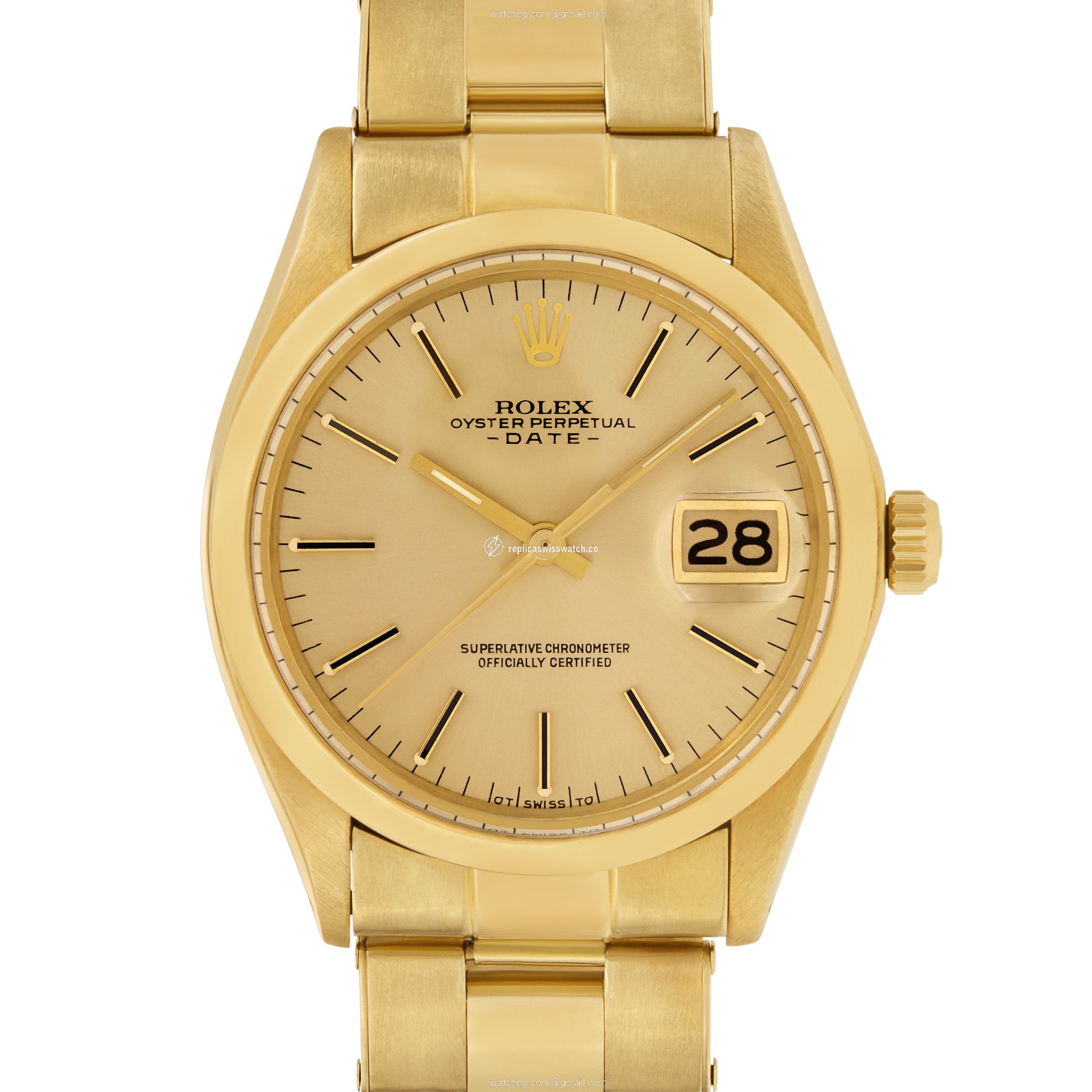Rolex 1500 Date Automatic Male 18k yellow gold Replica Rolex 1500 Date Automatic Male 18k yellow gold Replica