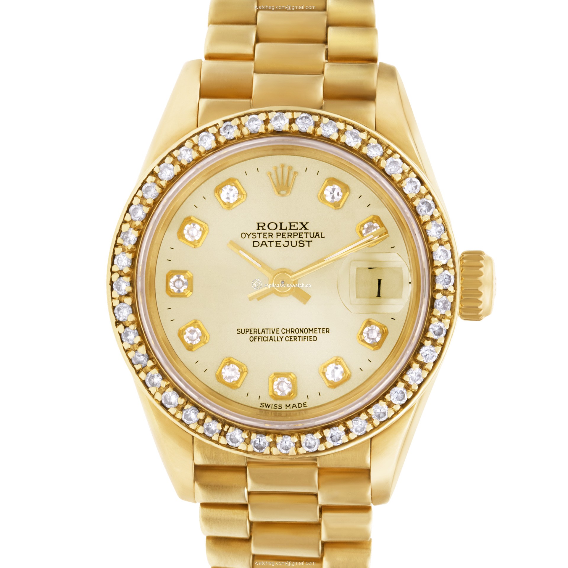 Rolex 69178 Datejust Automatic Female 18k yellow gold Replica Rolex 69178 Datejust Automatic Female 18k yellow gold Replica