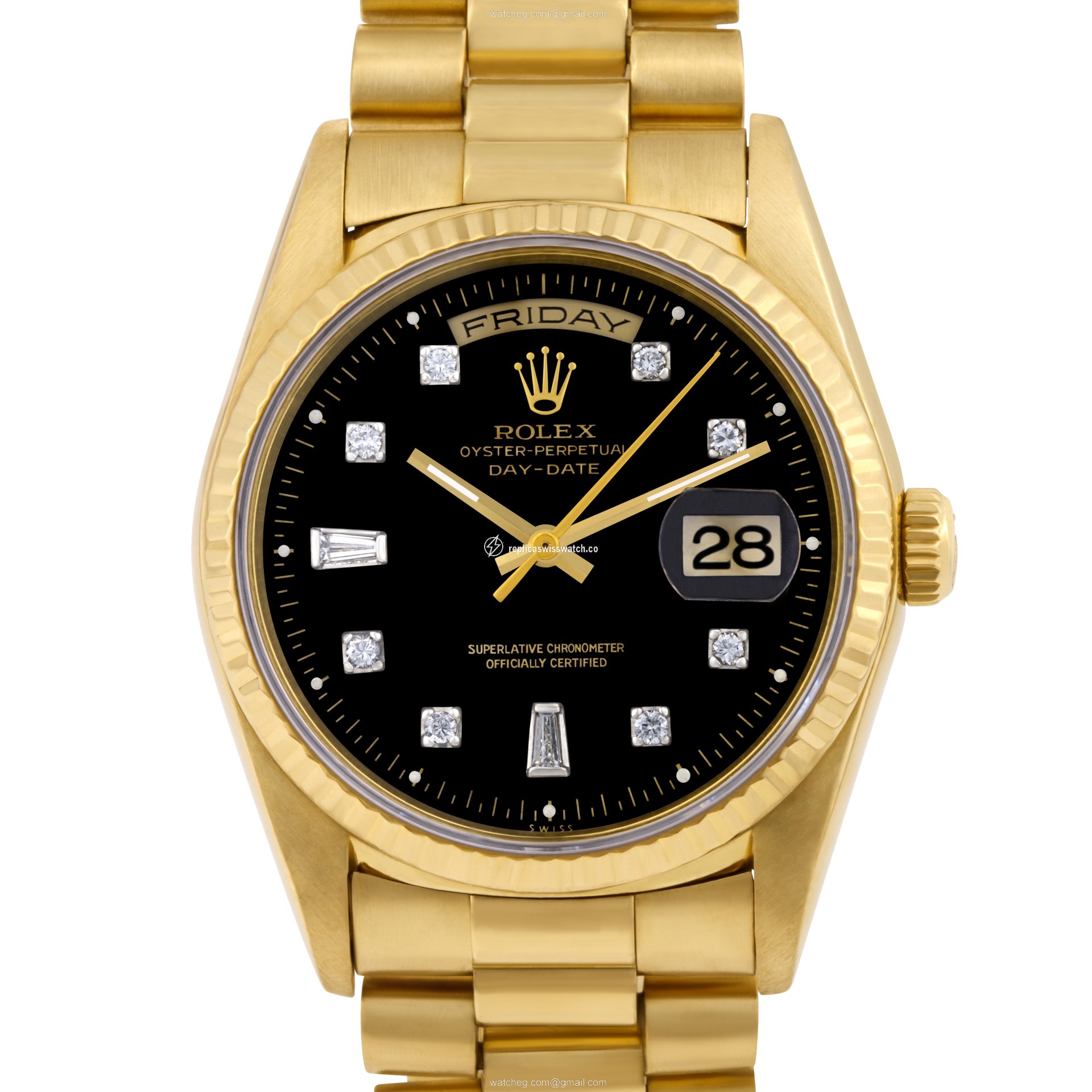 Rolex 18238 Day-Date Automatic Male 18k yellow gold Replica Rolex 18238 Day-Date Automatic Male 18k yellow gold Replica
