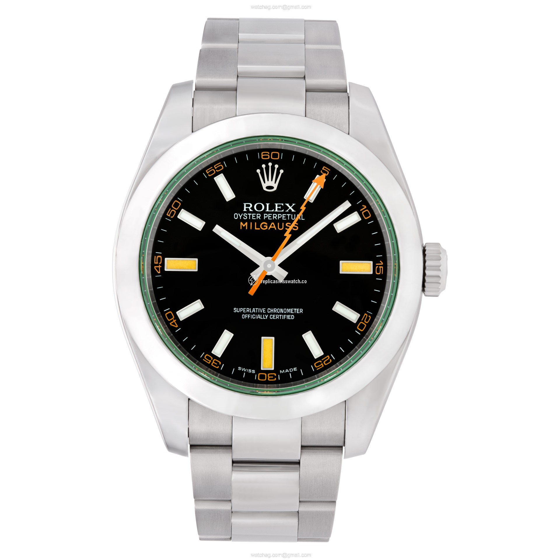 Rolex 116400 Milgauss Automatic Male Stainless Steel Replica Rolex 116400 Milgauss Automatic Male Stainless Steel Replica