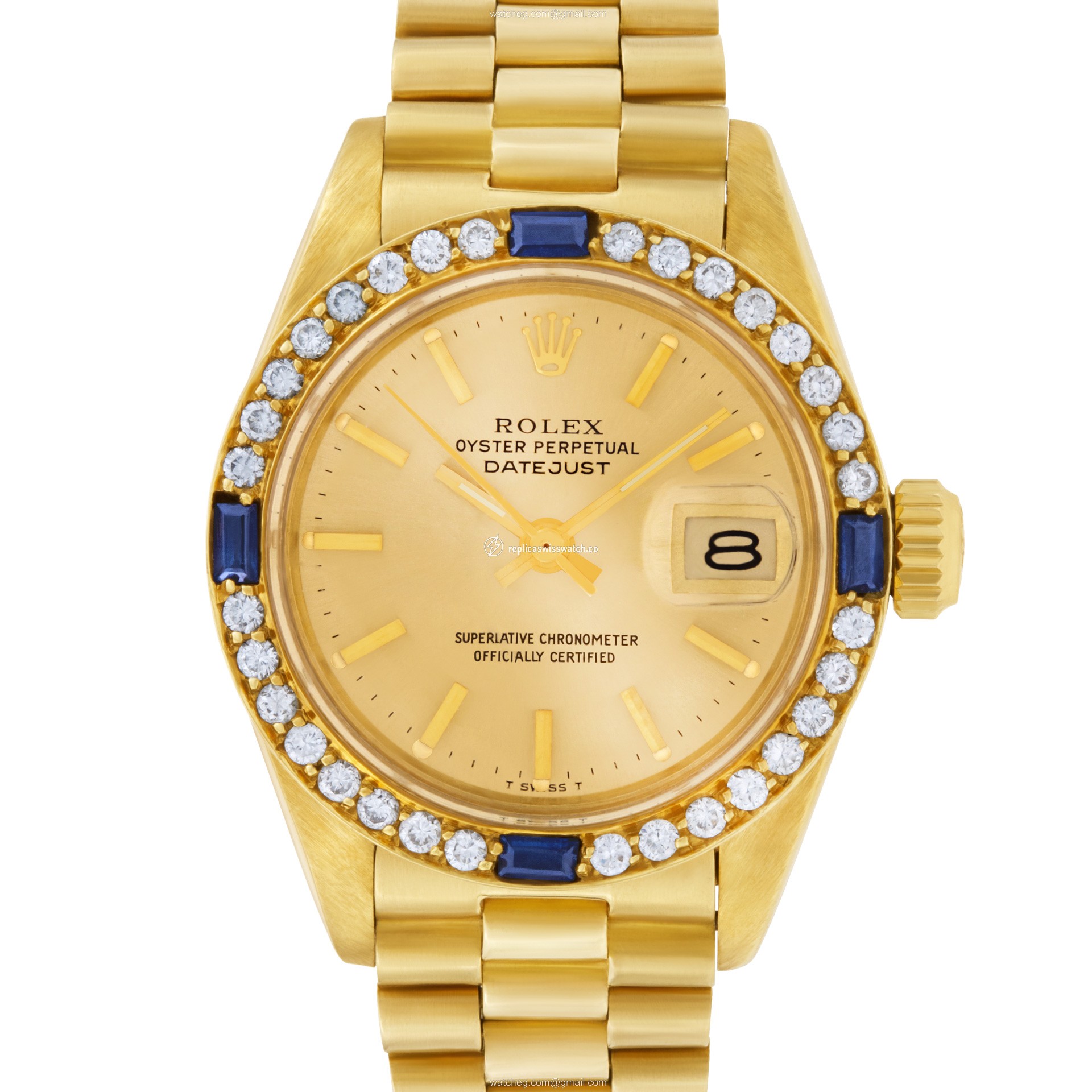 Rolex 6917 Datejust Automatic Female 18k yellow gold Replica Rolex 6917 Datejust Automatic Female 18k yellow gold Replica