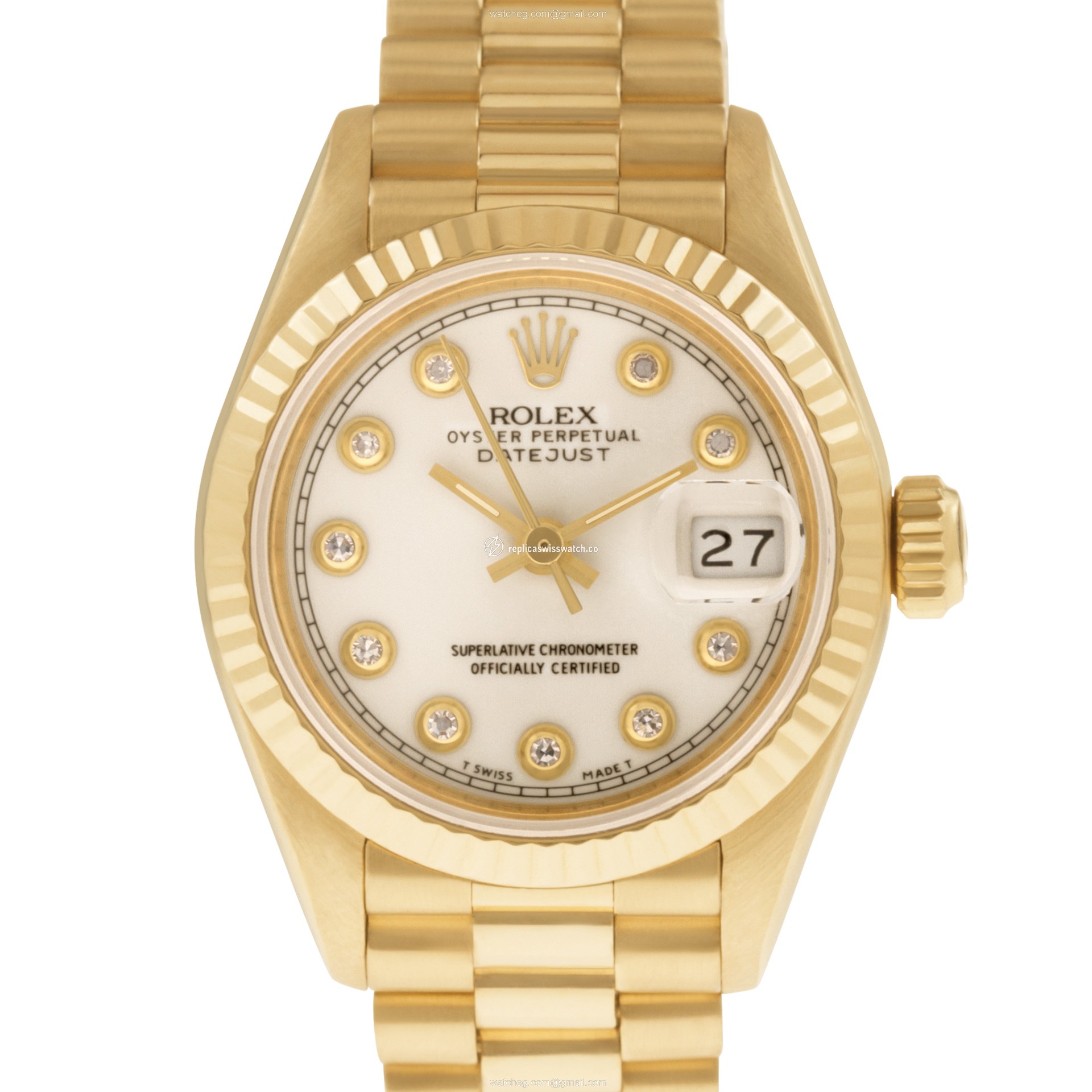 Rolex 69178 Datejust Automatic Female 18k yellow gold Replica Rolex 69178 Datejust Automatic Female 18k yellow gold Replica