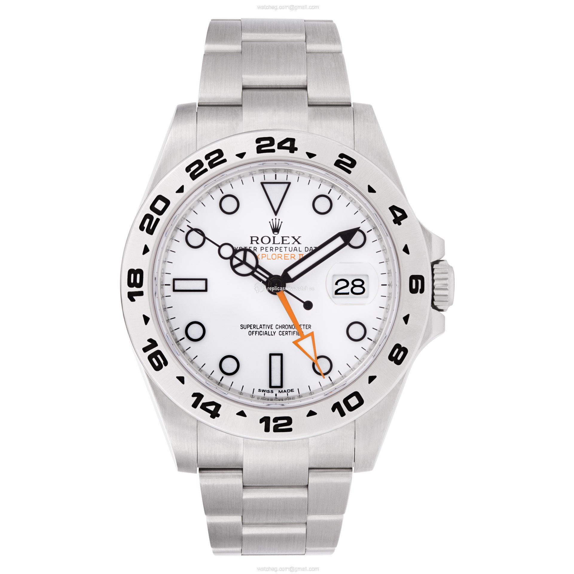 Rolex 216570 Explorer II Automatic Male Stainless Steel Replica Rolex 216570 Explorer II Automatic Male Stainless Steel Replica