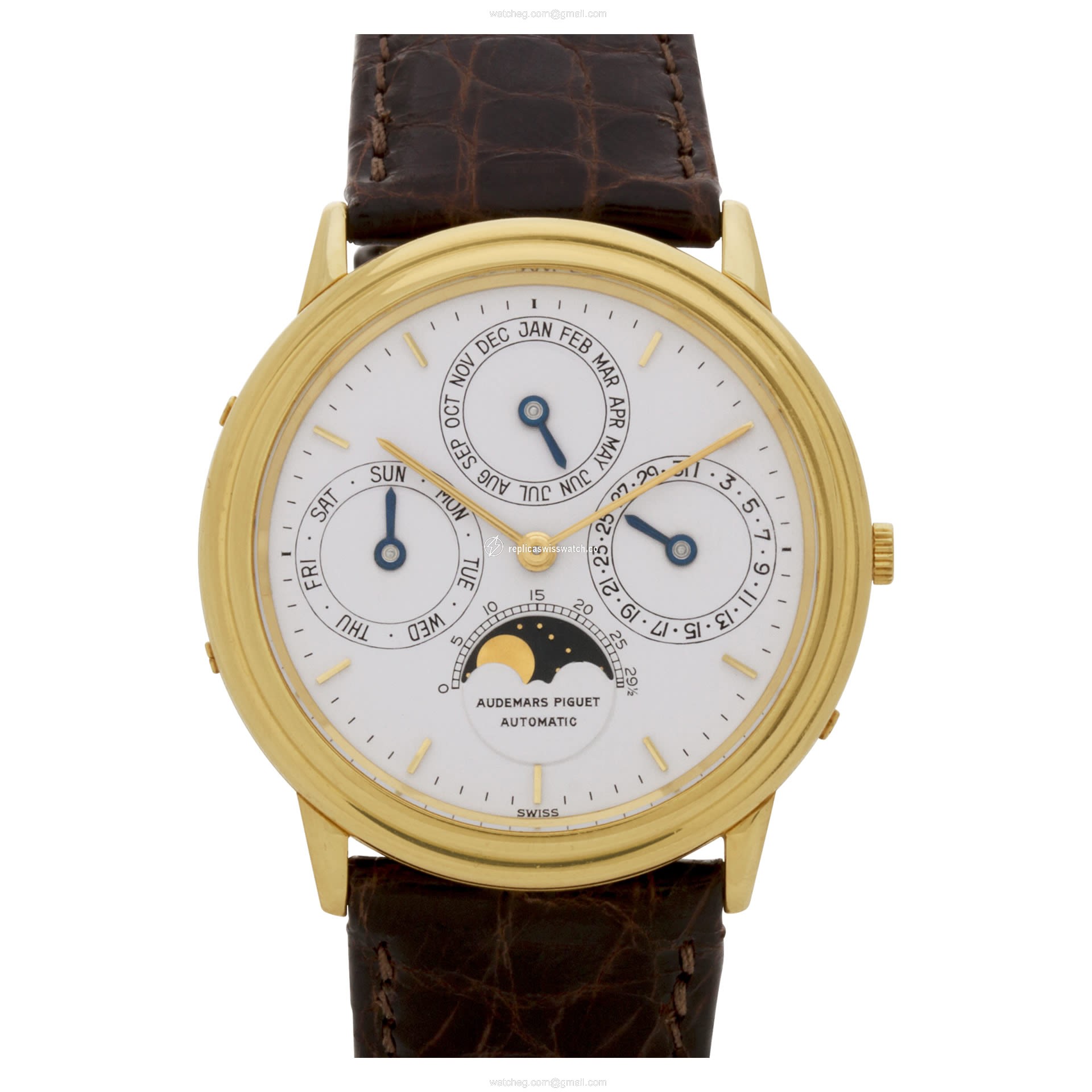 Audemars Piguet B40364 Perpetual Calendar Automatic Male 18k yellow gold Replica Audemars Piguet B40364 Perpetual Calendar Automatic Male 18k yellow gold Replica