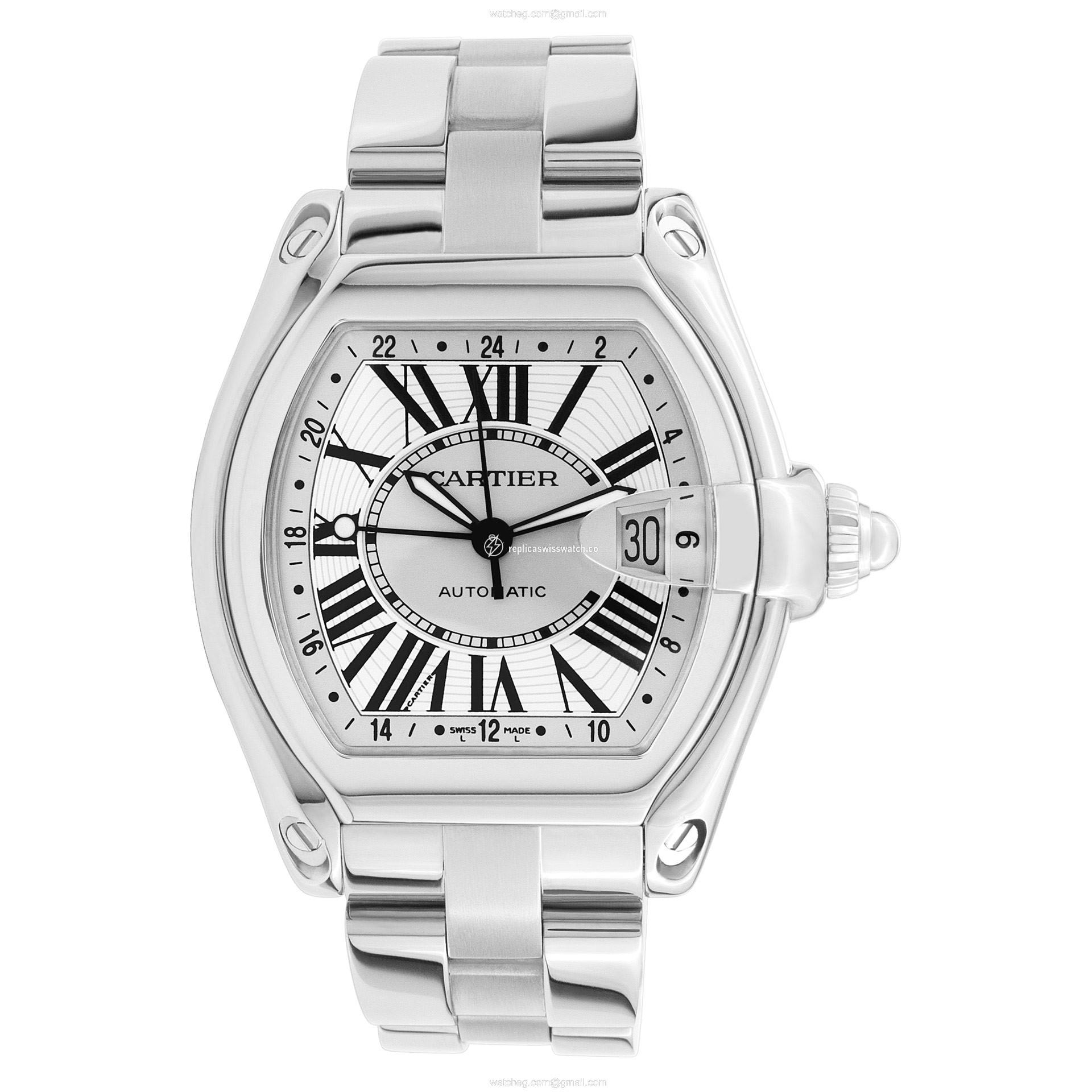 Cartier W62032X6 Roadster Automatic Male Stainless Steel Replica Cartier W62032X6 Roadster Automatic Male Stainless Steel Replica