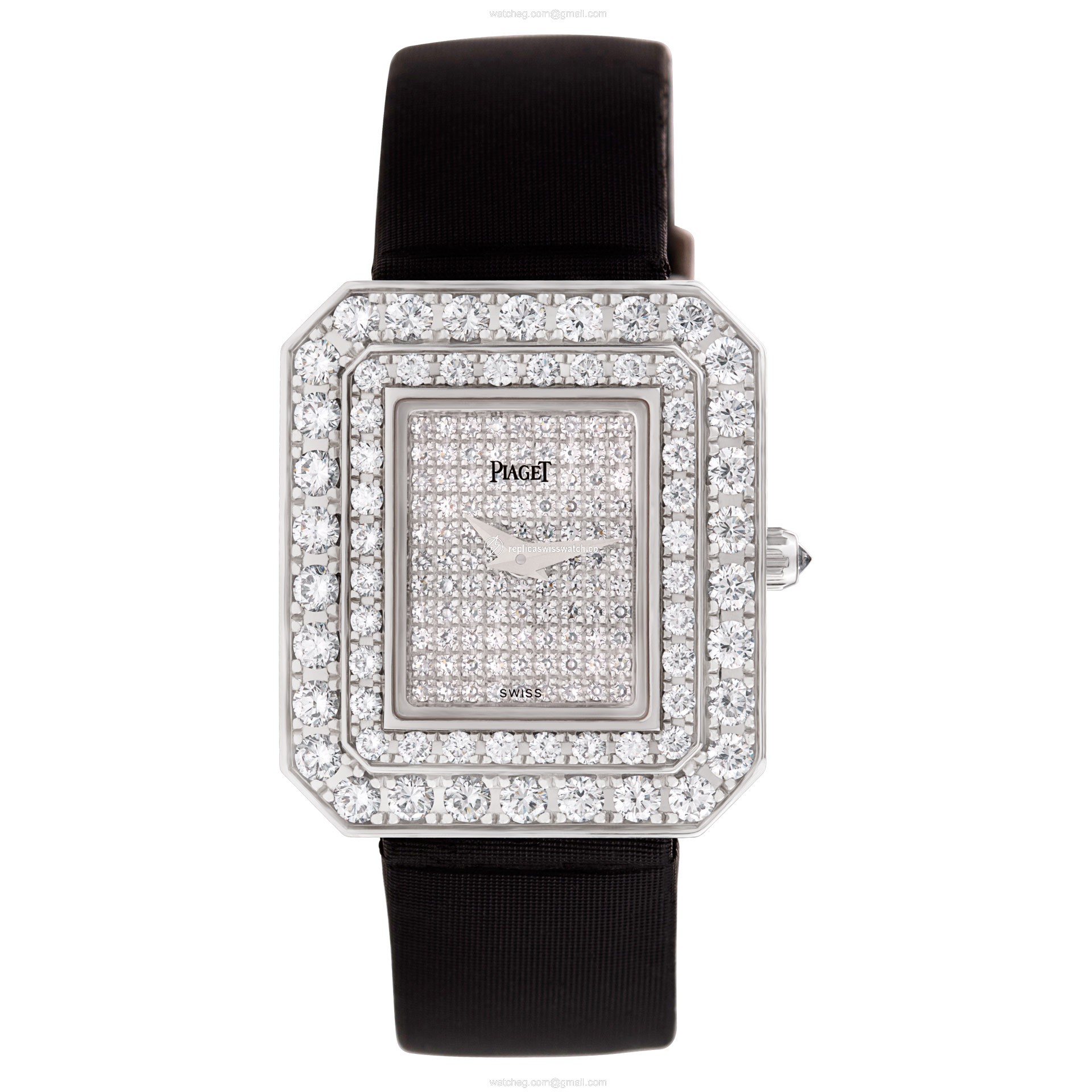 Piaget G0A24034 Protocol Quartz Female 18k White Gold Replica Piaget G0A24034 Protocol Quartz Female 18k White Gold Replica