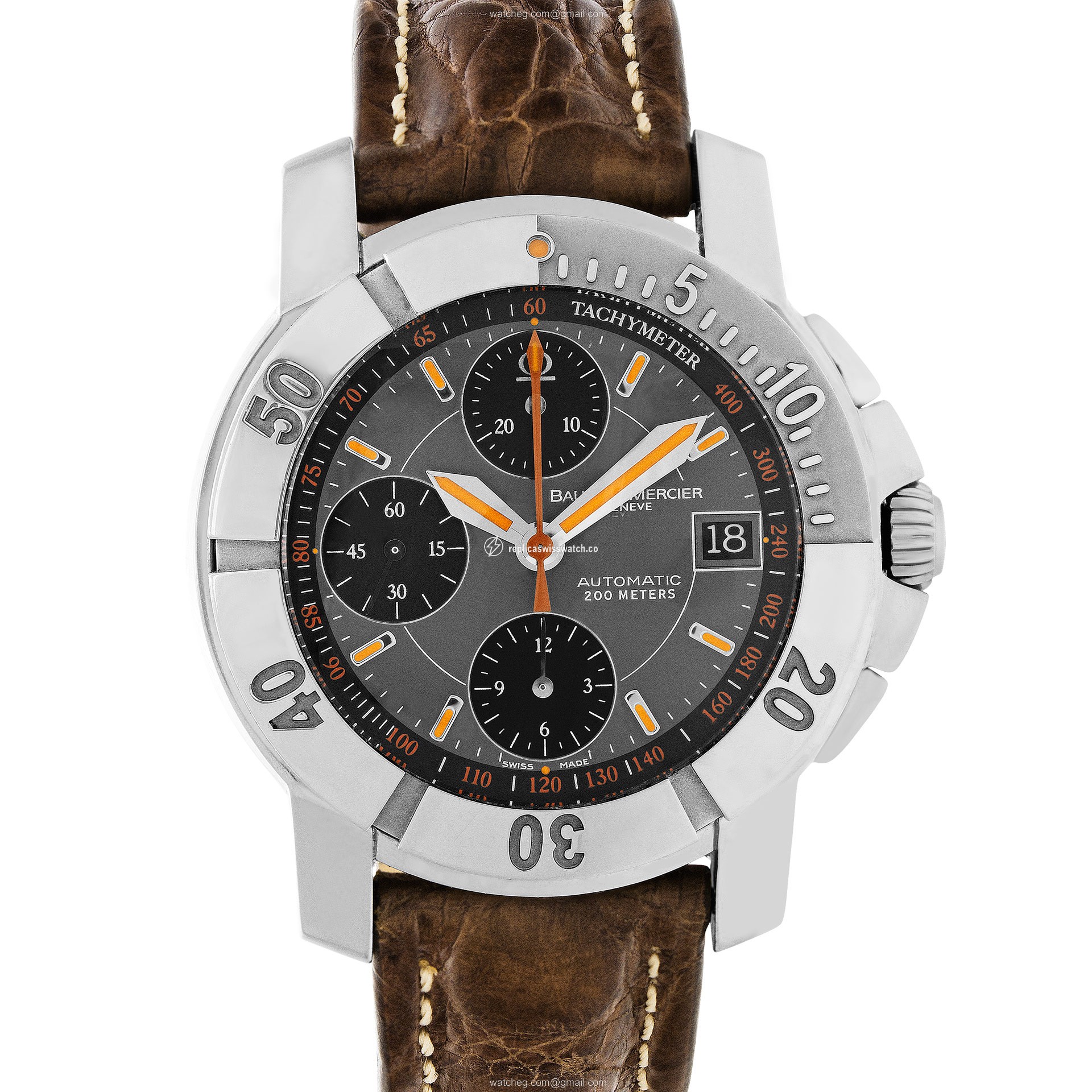 Baume & Mercier 65405 Capeland Automatic Male Stainless Steel Replica Baume & Mercier 65405 Capeland Automatic Male Stainless Steel Replica