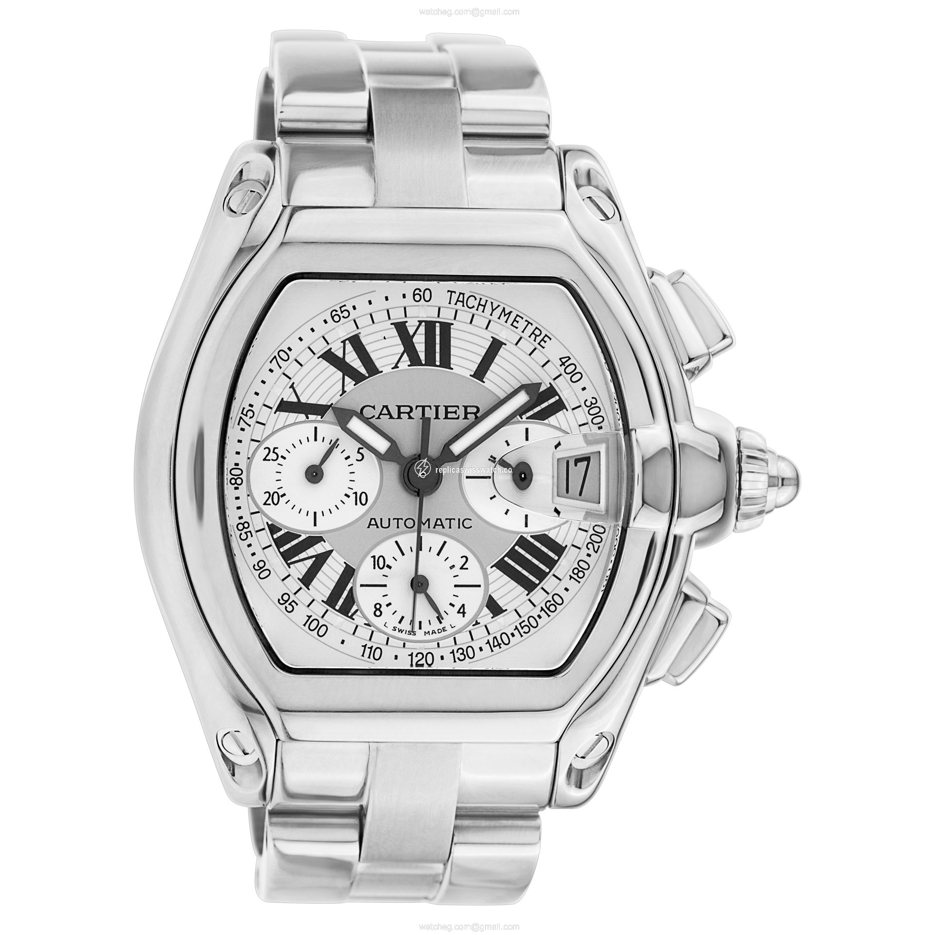 Cartier W62019X6 Roadster Automatic Male Stainless Steel Replica Cartier W62019X6 Roadster Automatic Male Stainless Steel Replica
