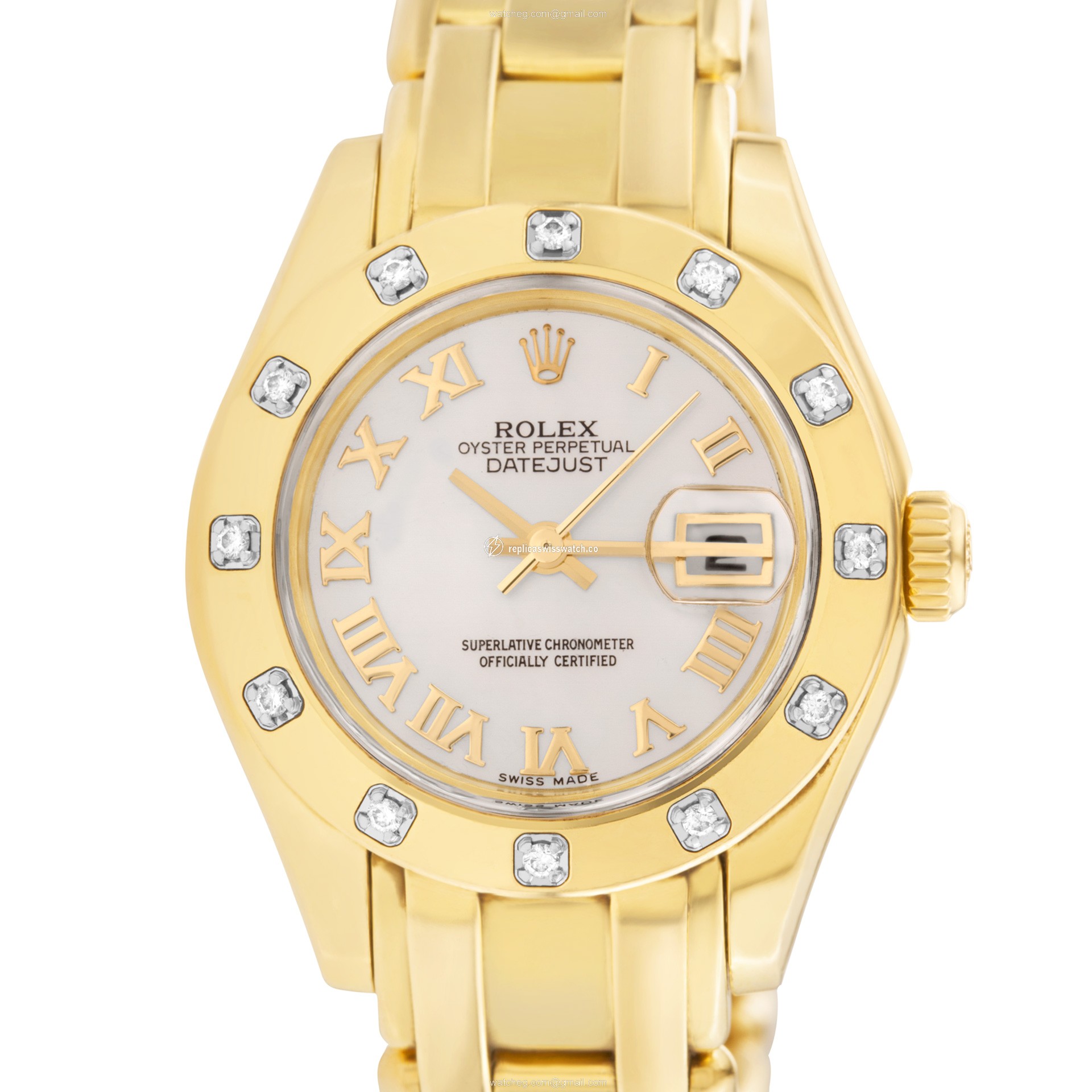 Rolex 80318 Pearlmaster Automatic Female 18k yellow gold Replica Rolex 80318 Pearlmaster Automatic Female 18k yellow gold Replica
