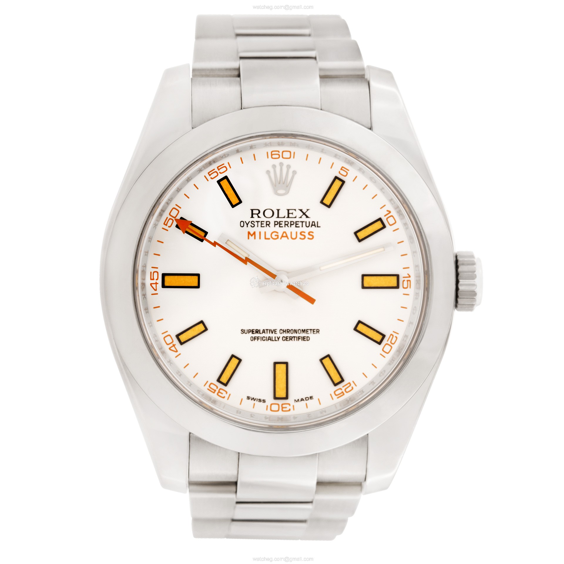 Rolex 116400 Milgauss Automatic Male Stainless Steel Replica Rolex 116400 Milgauss Automatic Male Stainless Steel Replica