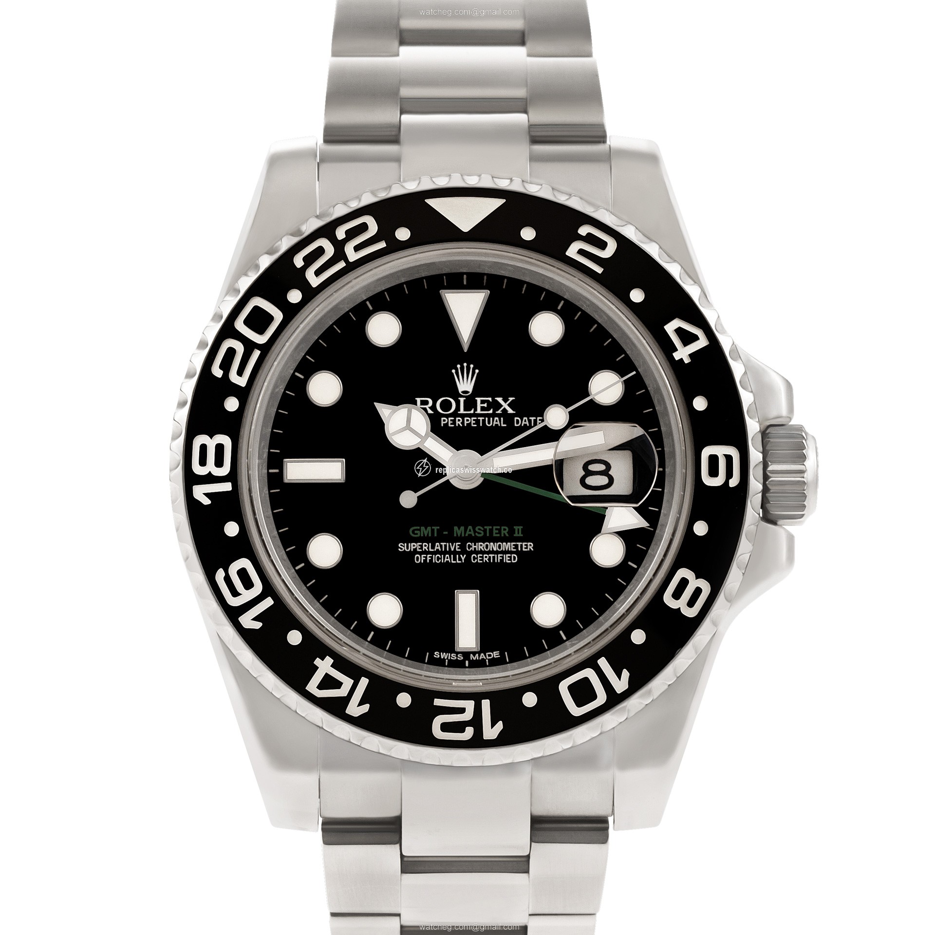 Rolex 116710LN GMT-Master II Automatic Male Stainless Steel Replica Rolex 116710LN GMT-Master II Automatic Male Stainless Steel Replica