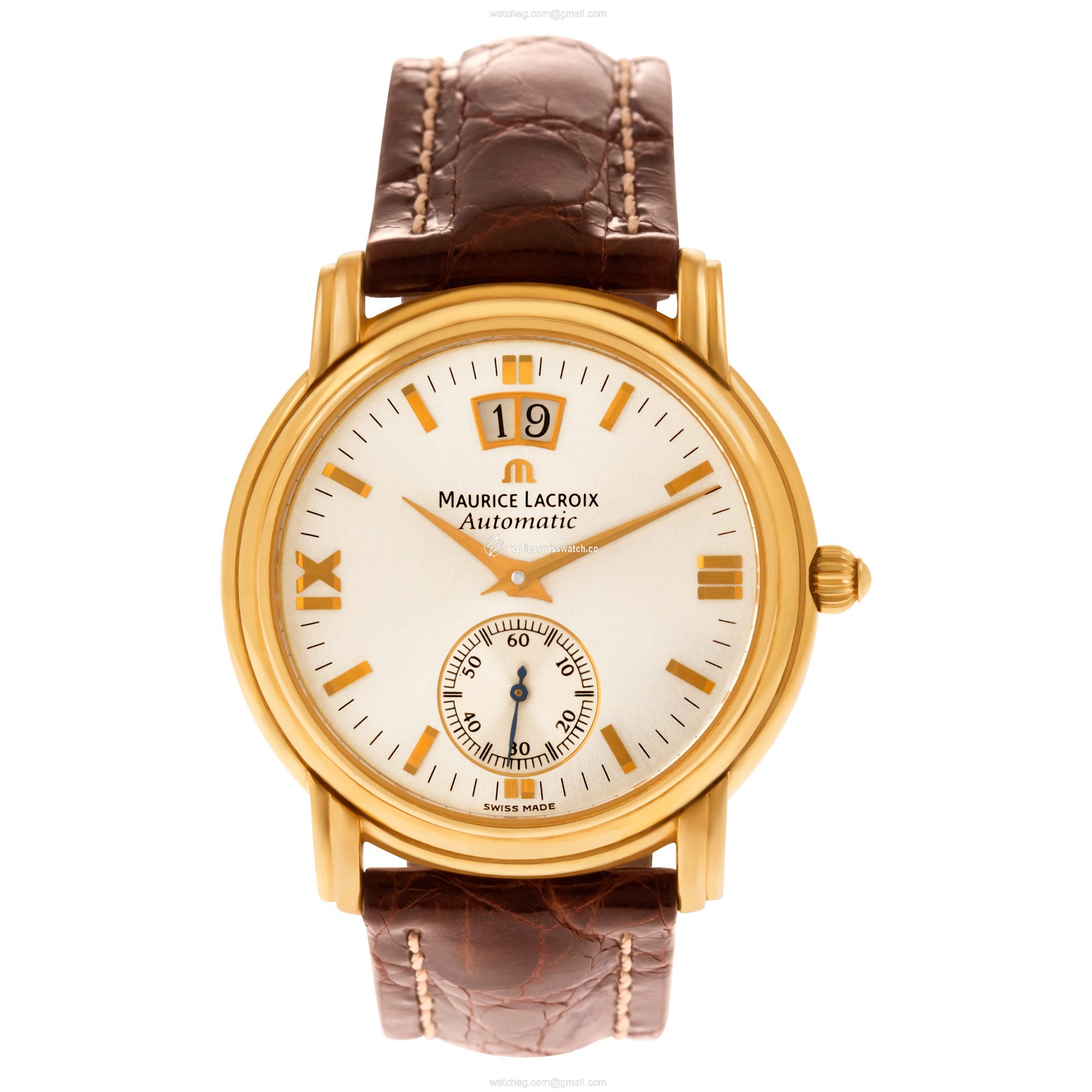 Maurice Lacroix 58788 grand guichet Automatic Male 18k yellow gold Replica Maurice Lacroix 58788 grand guichet Automatic Male 18k yellow gold Replica