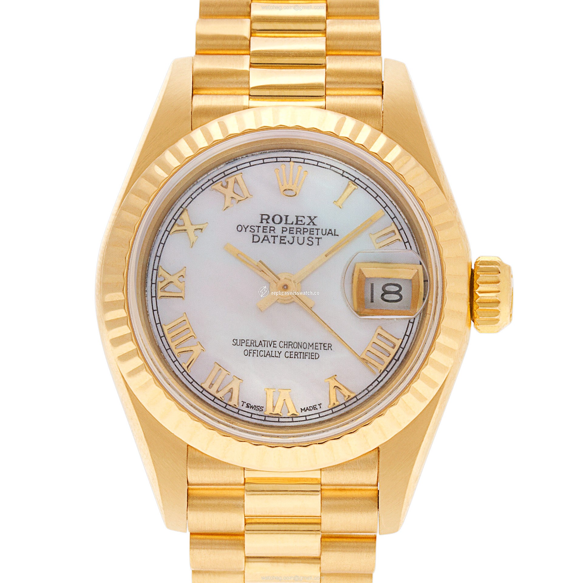 Rolex 69178 Datejust Automatic Female 18k yellow gold Replica Rolex 69178 Datejust Automatic Female 18k yellow gold Replica