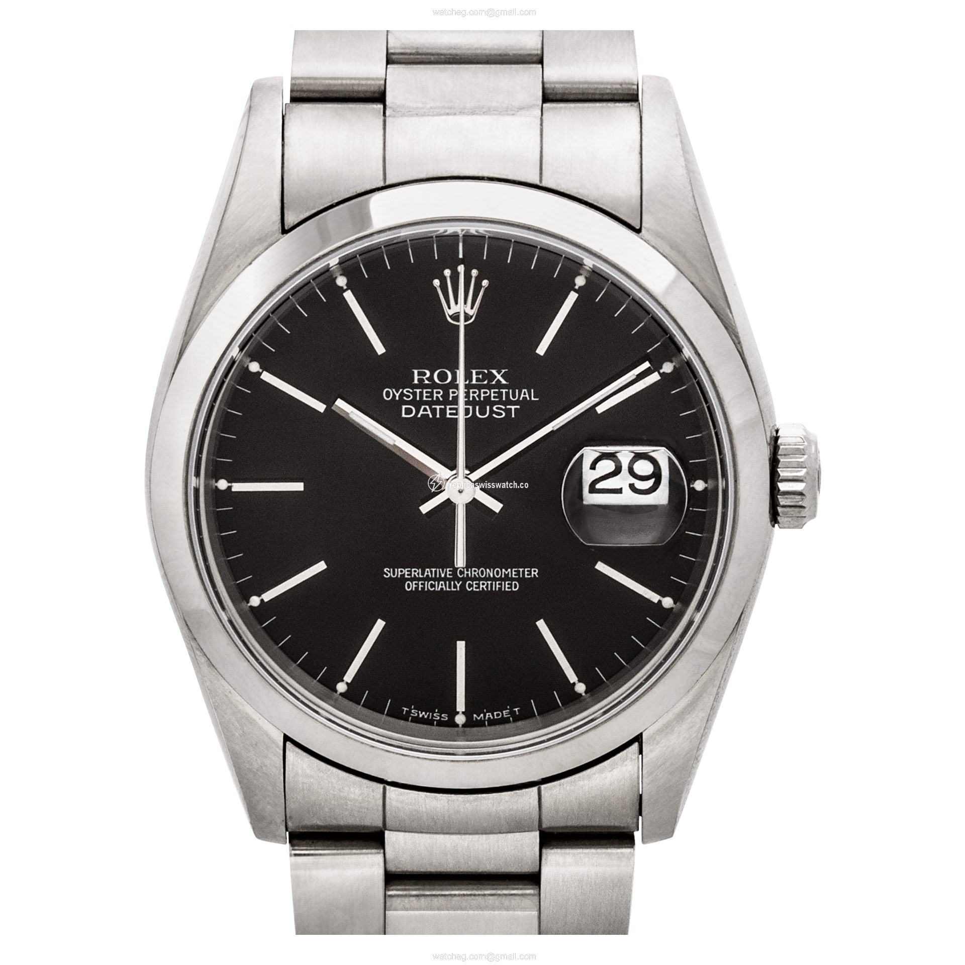 Rolex 16200 Datejust Automatic Unisex Stainless Steel Replica Rolex 16200 Datejust Automatic Unisex Stainless Steel Replica