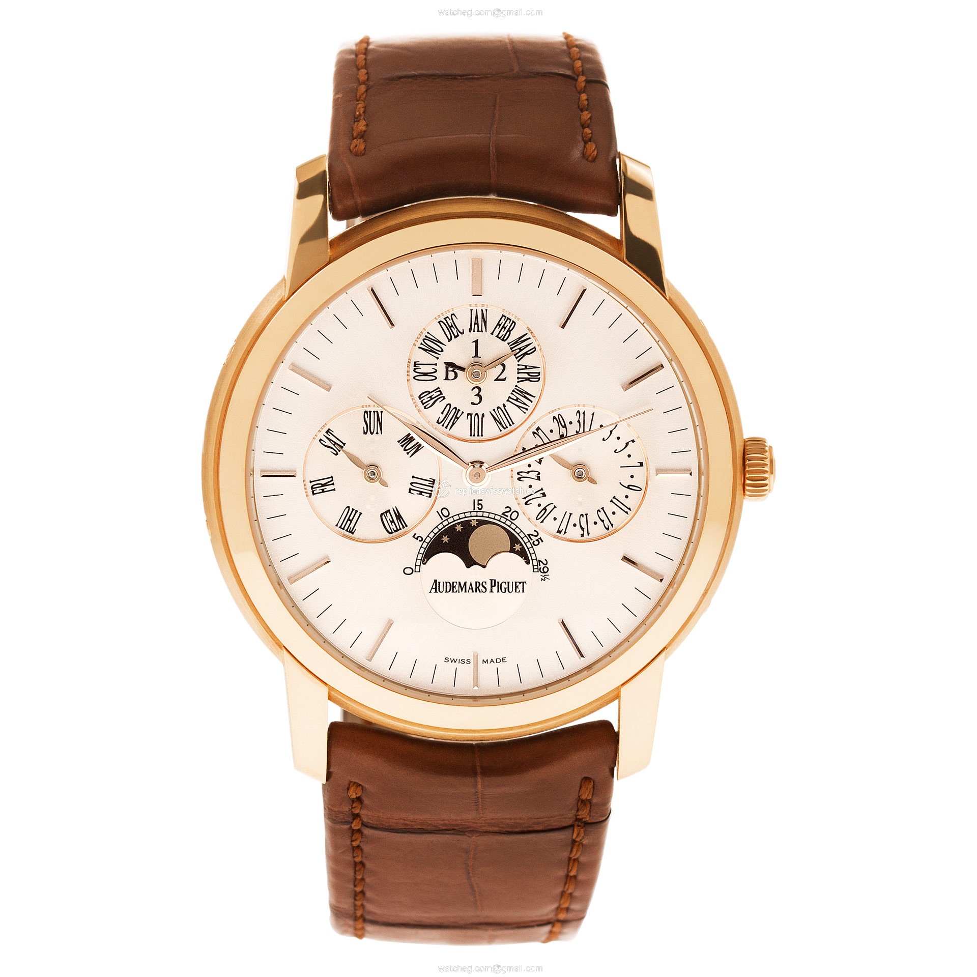 Audemars Piguet 26390OR.OO.D088CR.01 Jules Audemars Automatic Male 18k Pink Gold Replica Audemars Piguet 26390OR.OO.D088CR.01 Jules Audemars Automatic Male 18k Pink Gold Replica