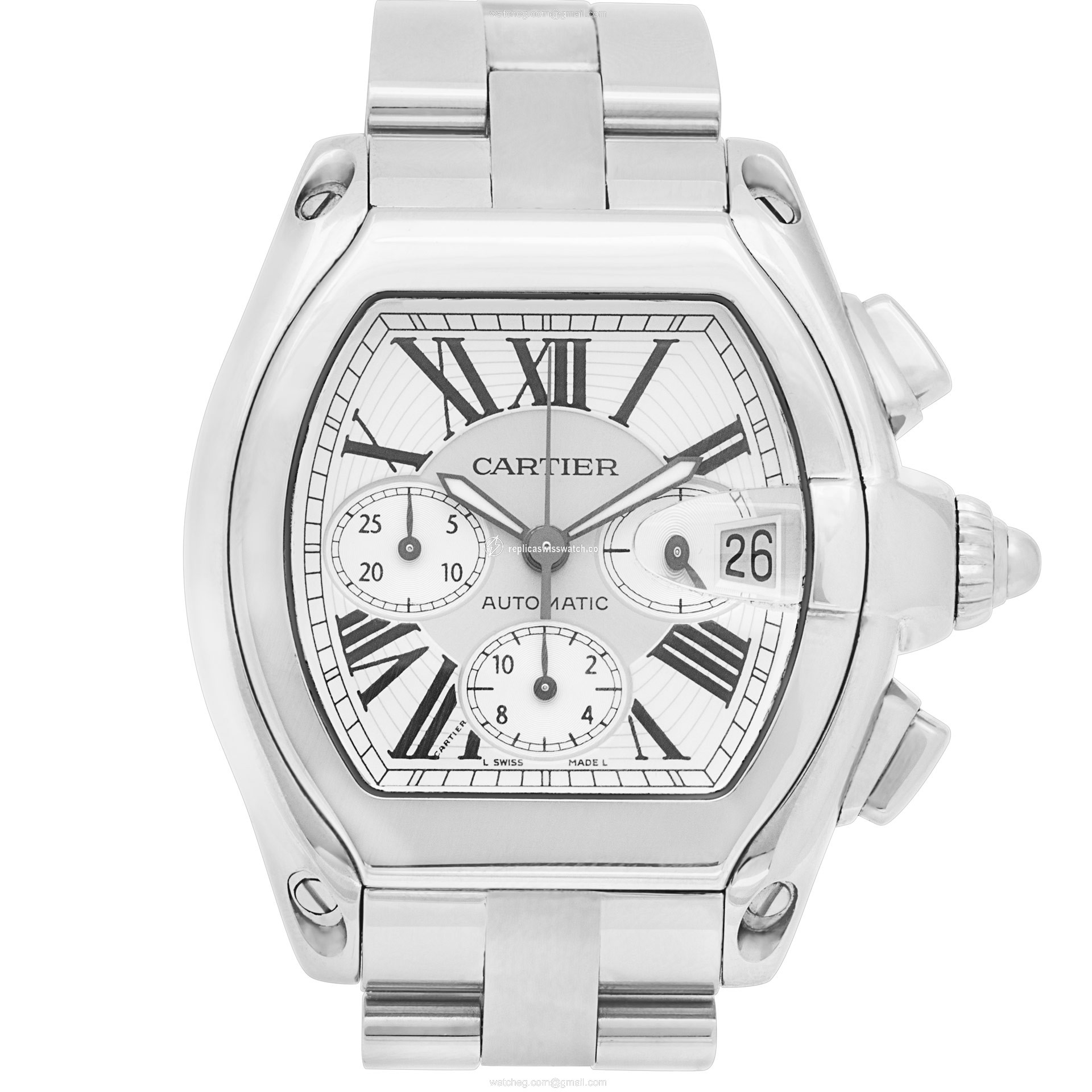 Cartier W62019X6 Roadster Automatic Male Stainless Steel Replica Cartier W62019X6 Roadster Automatic Male Stainless Steel Replica