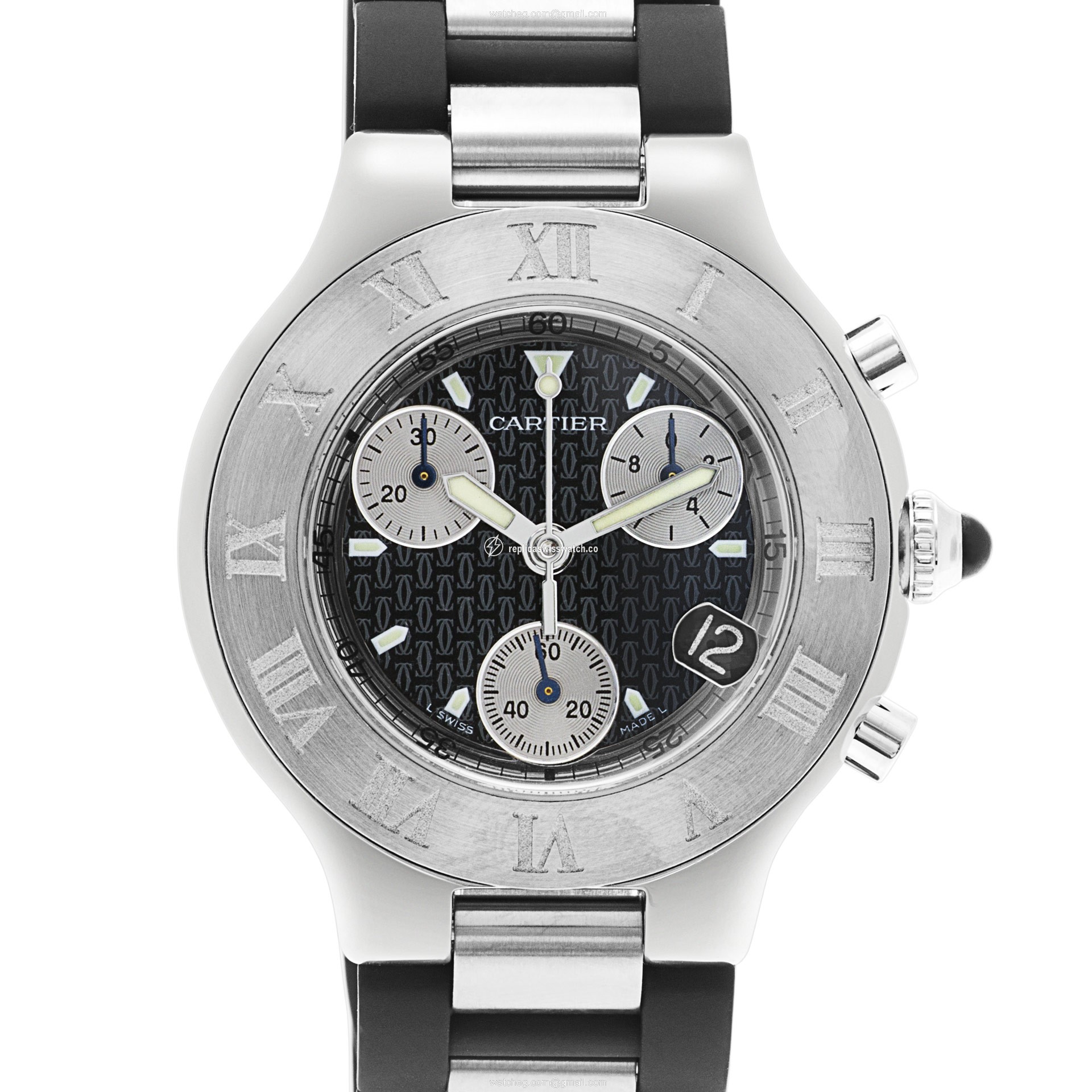 Cartier w510125u2 Chronograph Quartz Unisex Stainless Steel Replica Cartier w510125u2 Chronograph Quartz Unisex Stainless Steel Replica