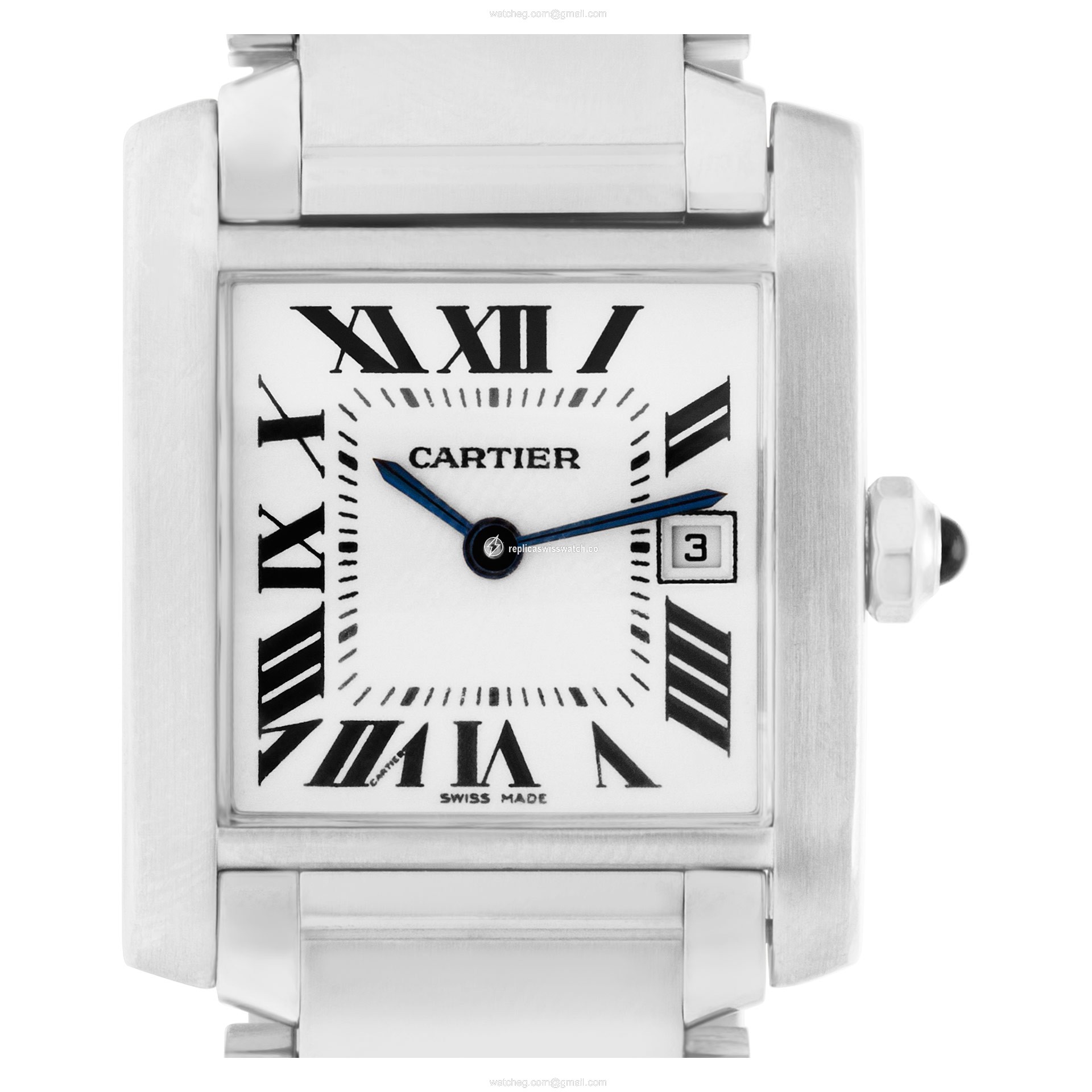 Cartier W51011Q3 Tank Francaise Quartz Unisex Stainless Steel Replica Cartier W51011Q3 Tank Francaise Quartz Unisex Stainless Steel Replica