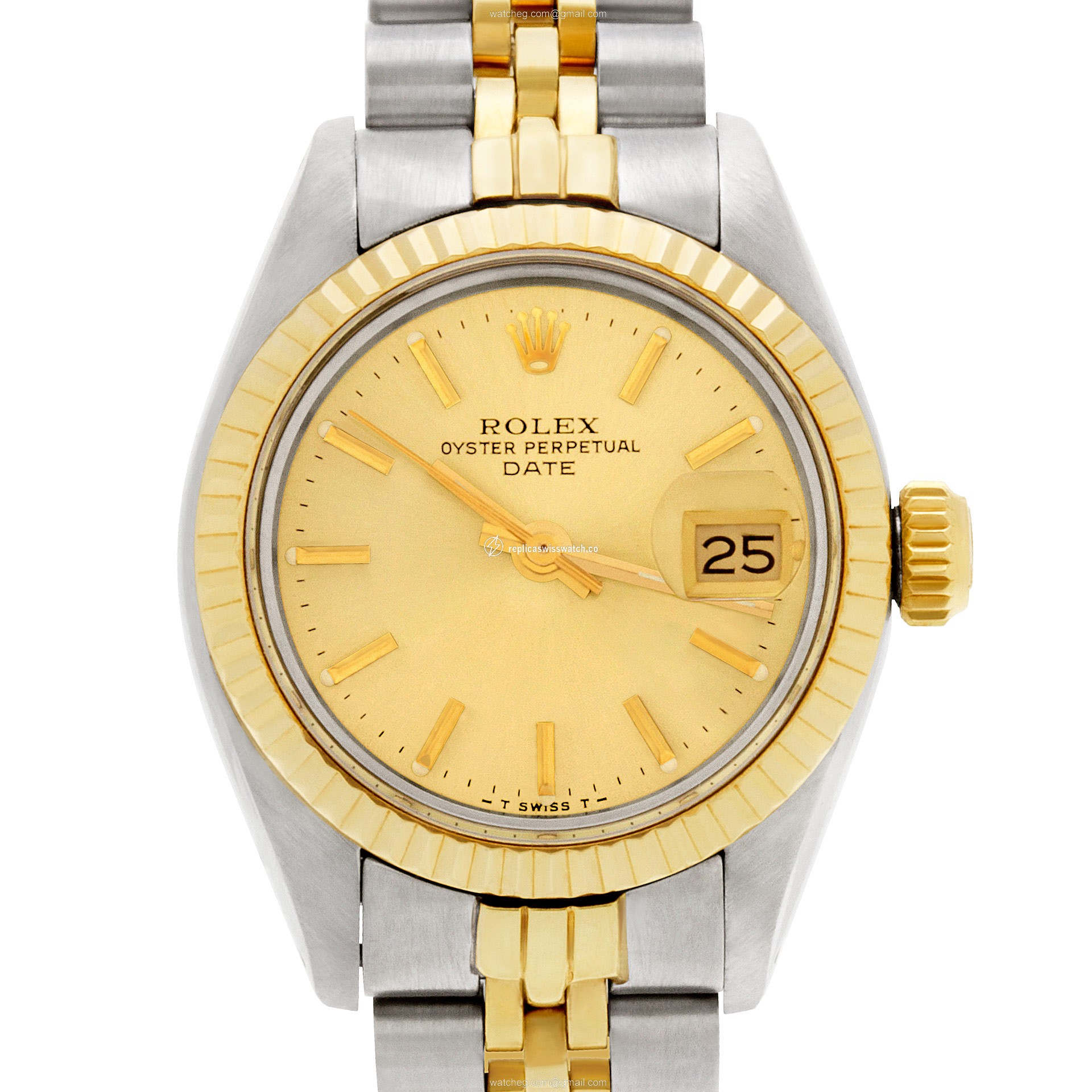 Rolex 6917 Datejust Automatic Female 14k gold & Stainless Steel Replica Rolex 6917 Datejust Automatic Female 14k gold & Stainless Steel Replica