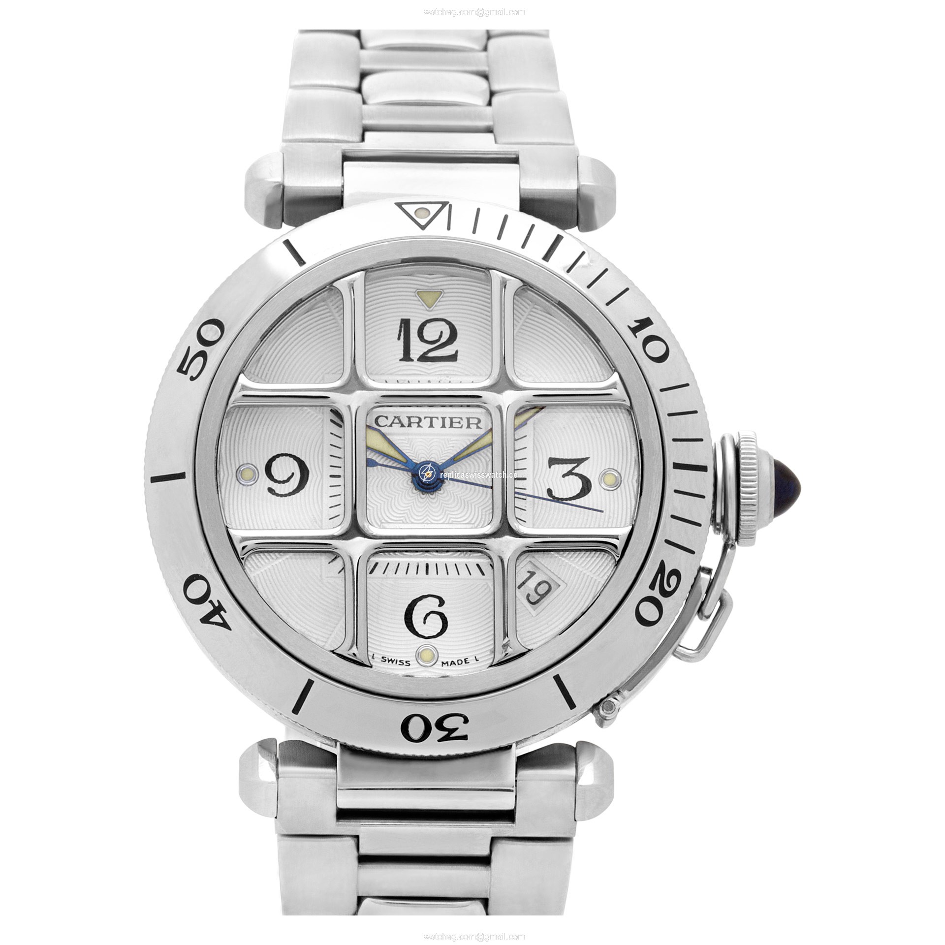 Cartier W31040H3 Pasha Automatic Unisex Stainless Steel Replica Cartier W31040H3 Pasha Automatic Unisex Stainless Steel Replica