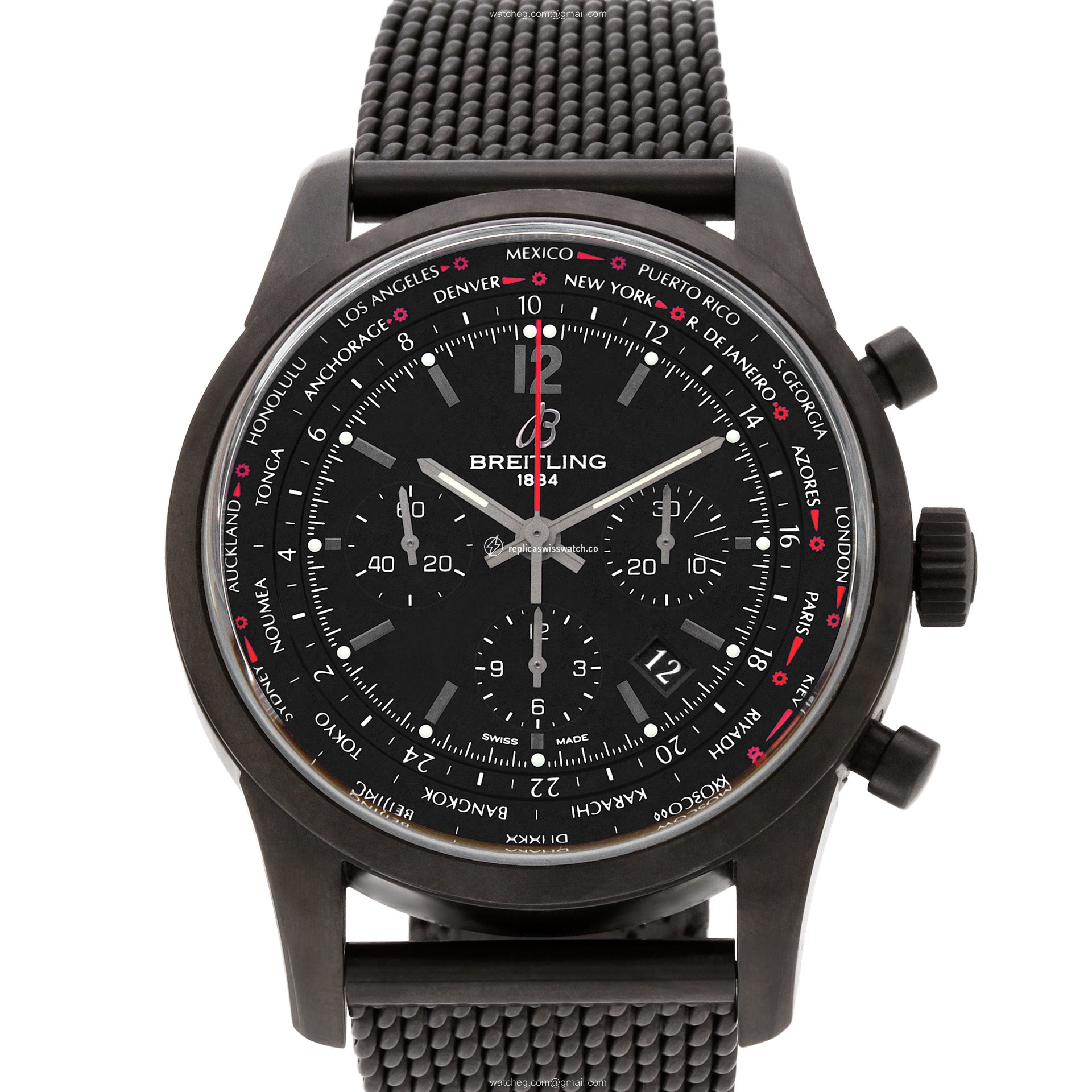 Breitling mb0510 Transocean Automatic Male Black PVD Replica Breitling mb0510 Transocean Automatic Male Black PVD Replica