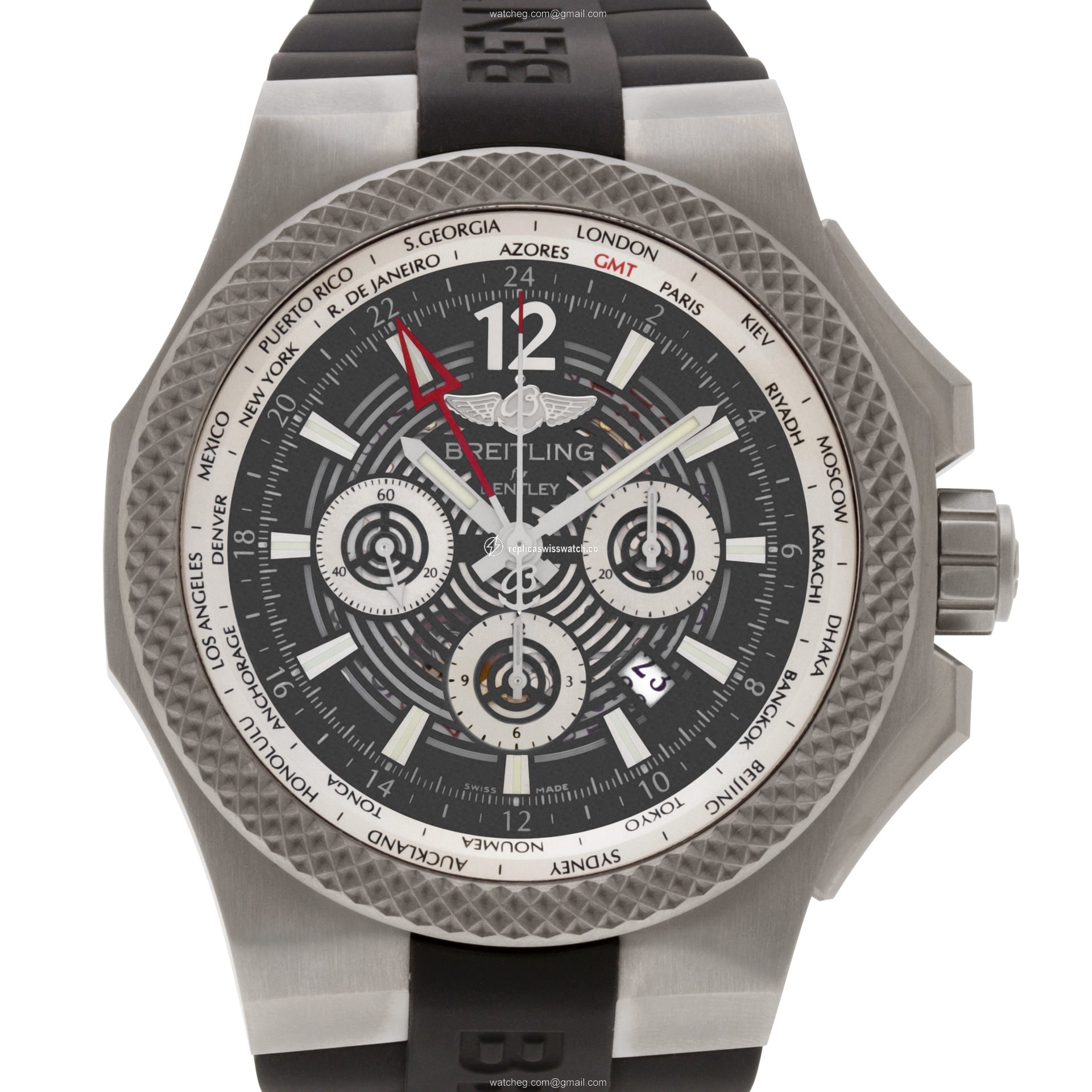 Breitling EB043210/BD23-222S Bentley GMT Automatic Male Titanium Replica Breitling EB043210/BD23-222S Bentley GMT Automatic Male Titanium Replica