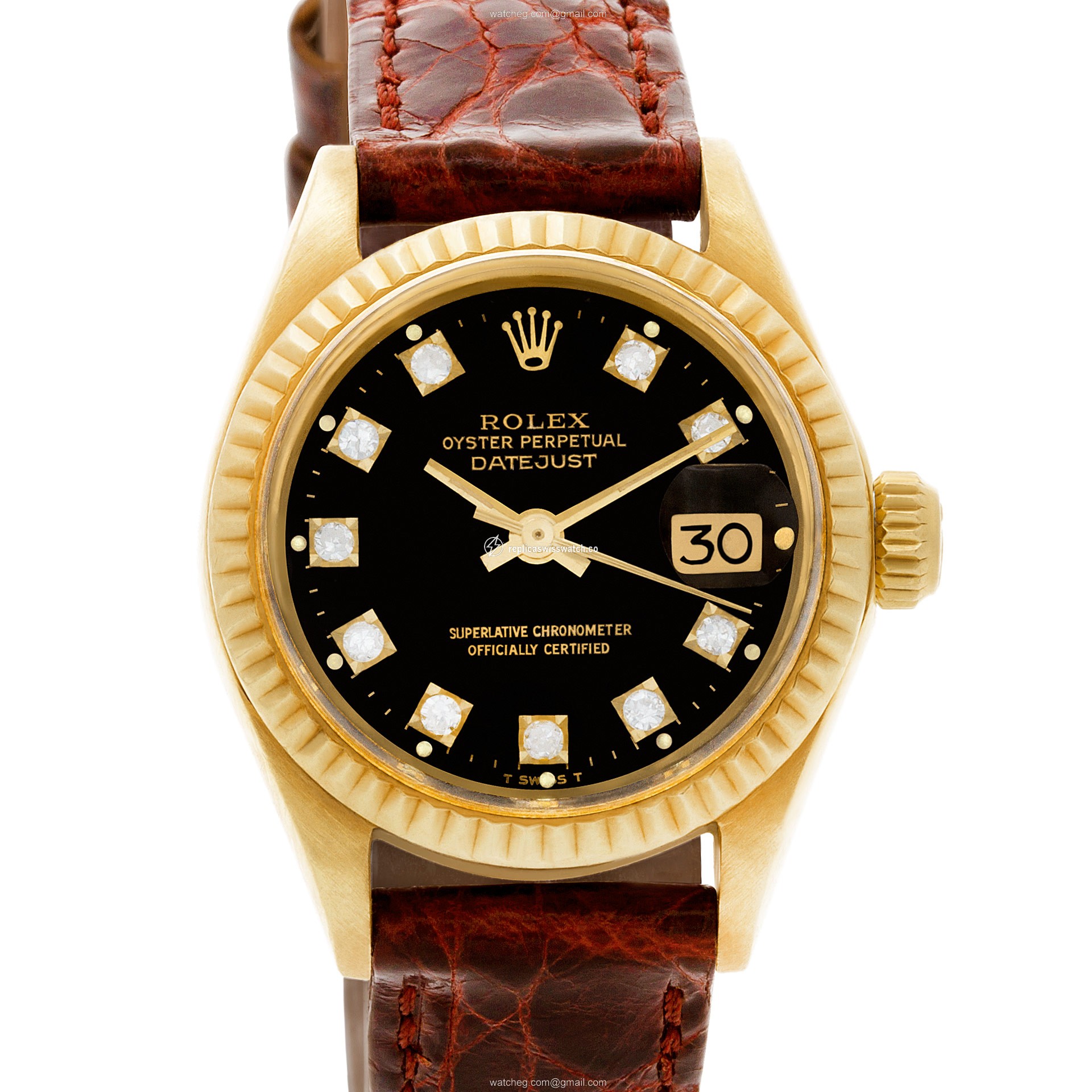 Rolex 6916 Datejust Automatic Female 18k yellow gold Replica Rolex 6916 Datejust Automatic Female 18k yellow gold Replica