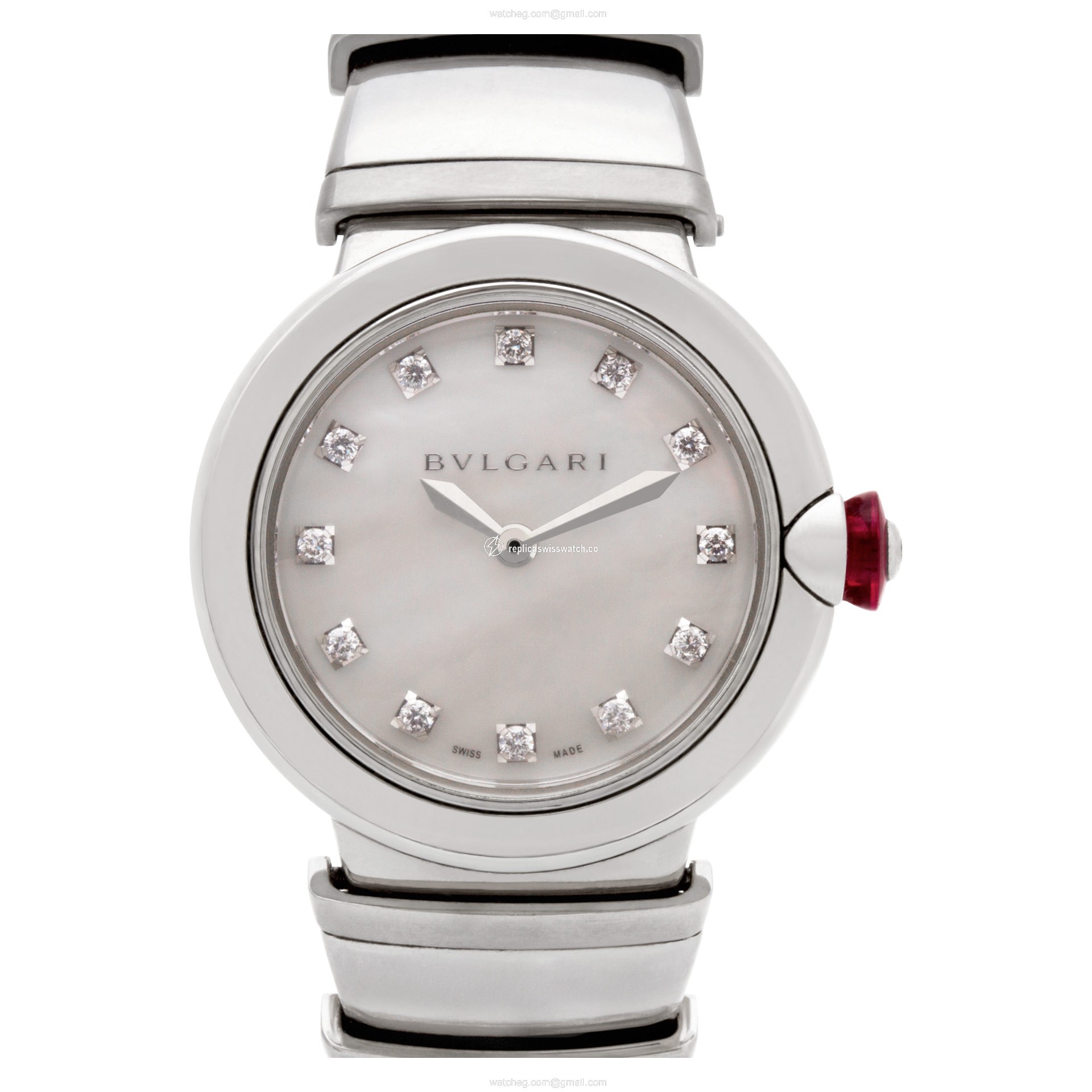 Bvlgari lu28s Lucea Quartz Female Stainless Steel Replica Bvlgari lu28s Lucea Quartz Female Stainless Steel Replica