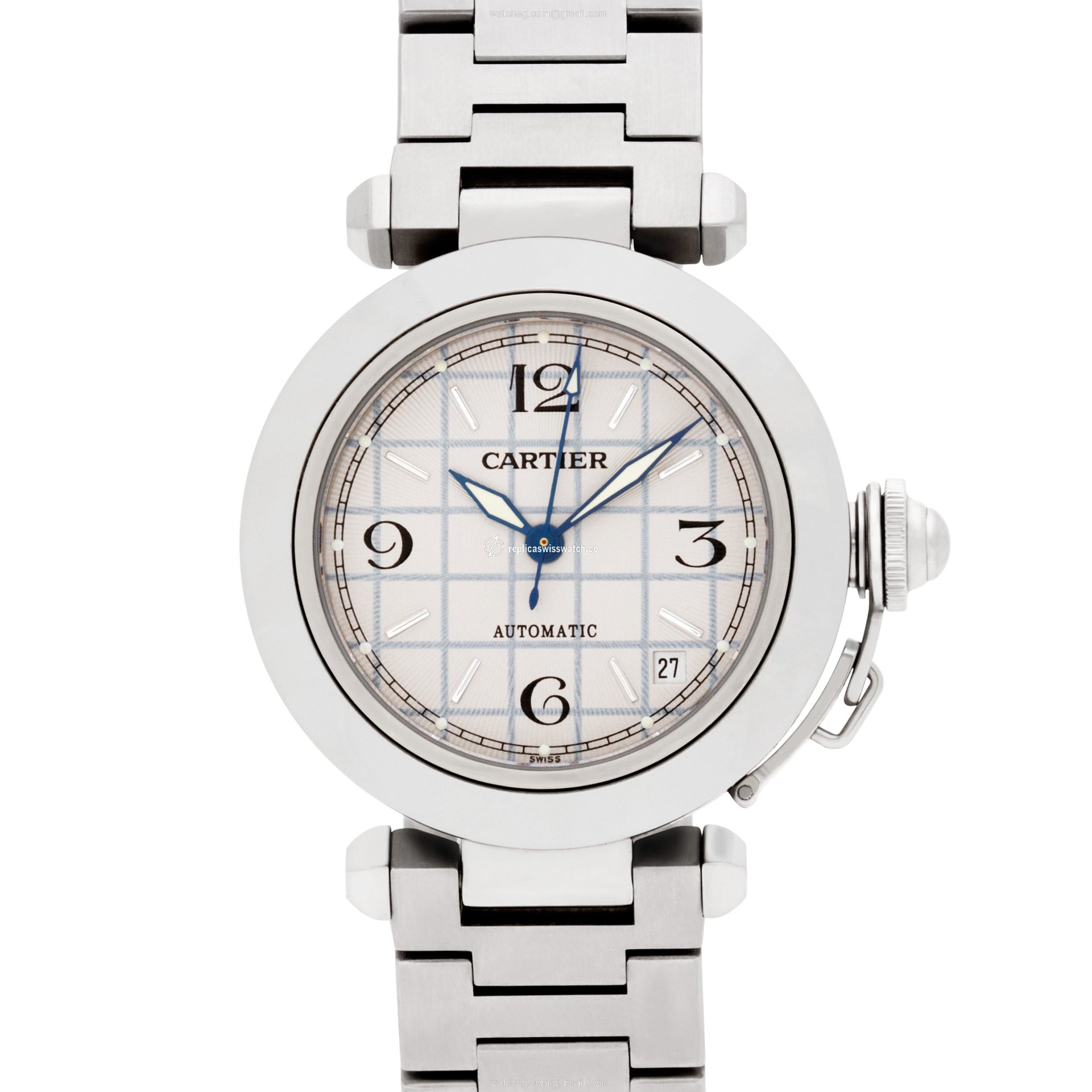 Cartier W31076M7 Pasha C Automatic Unisex Stainless Steel Replica Cartier W31076M7 Pasha C Automatic Unisex Stainless Steel Replica