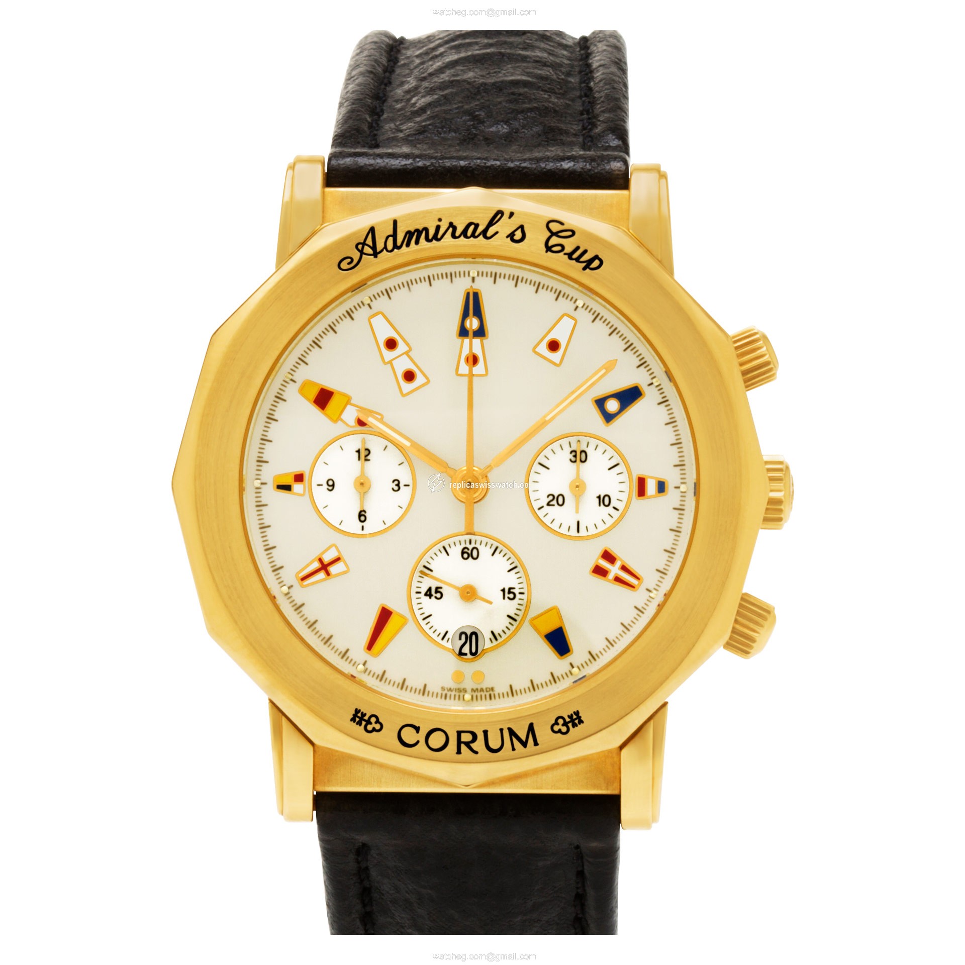 Corum 296.830.56 Admirals Cup Automatic Male 18k yellow gold Replica Corum 296.830.56 Admirals Cup Automatic Male 18k yellow gold Replica