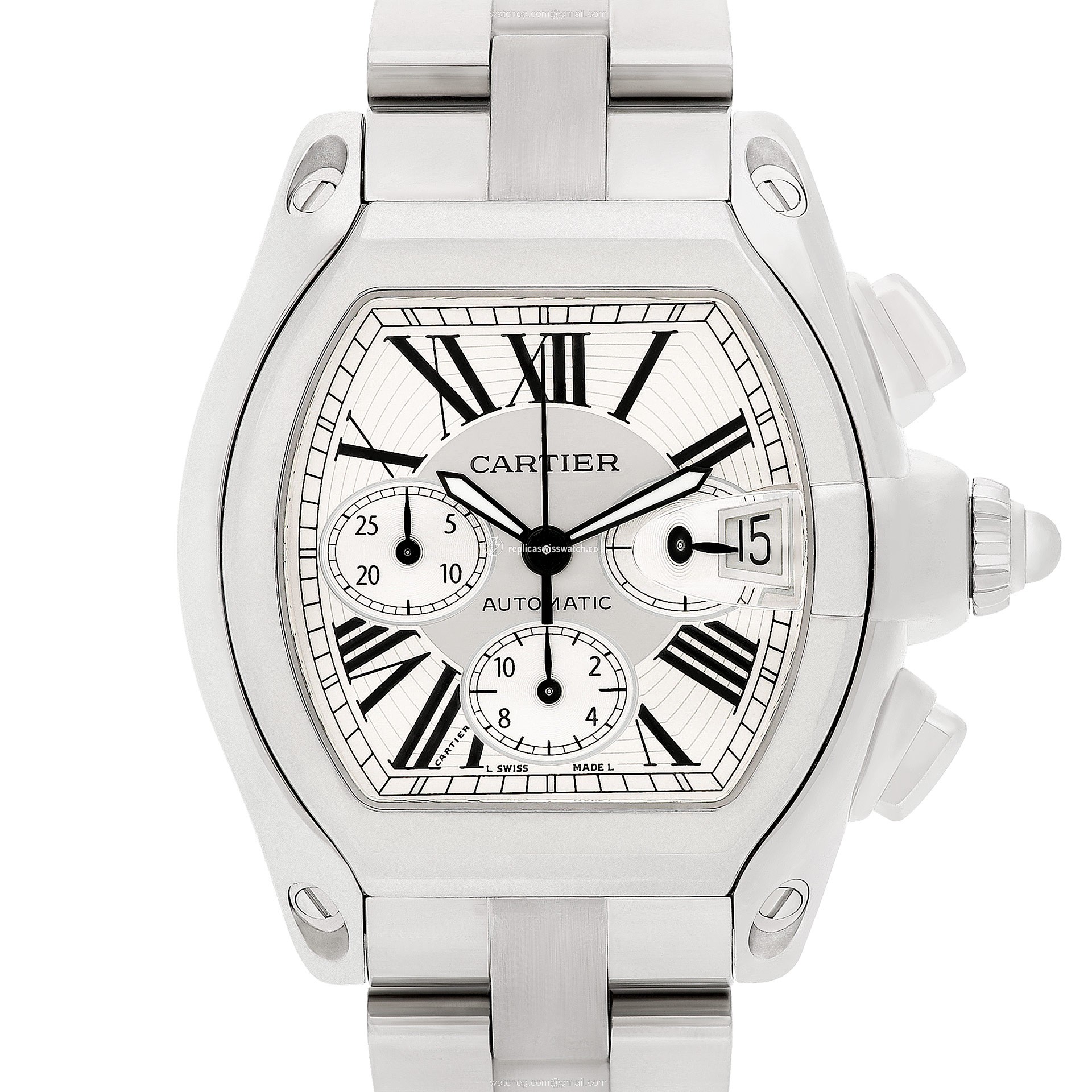 Cartier 2618 Roadster Automatic Male Stainless Steel Replica Cartier 2618 Roadster Automatic Male Stainless Steel Replica
