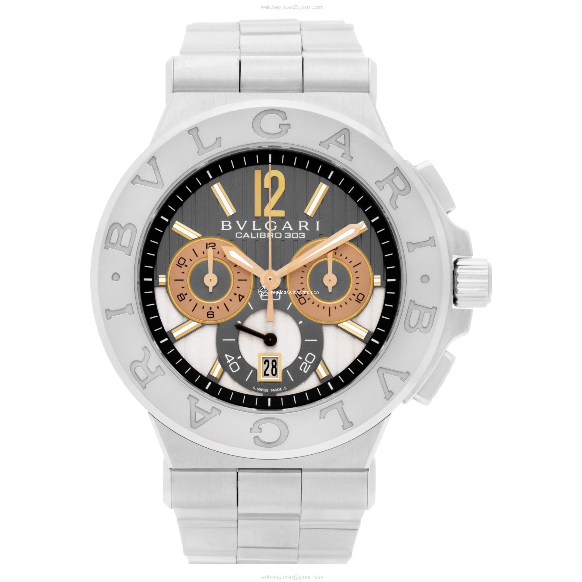 Bvlgari dg 42 swg ch Diagono Automatic Male Stainless Steel Replica Bvlgari dg 42 swg ch Diagono Automatic Male Stainless Steel Replica