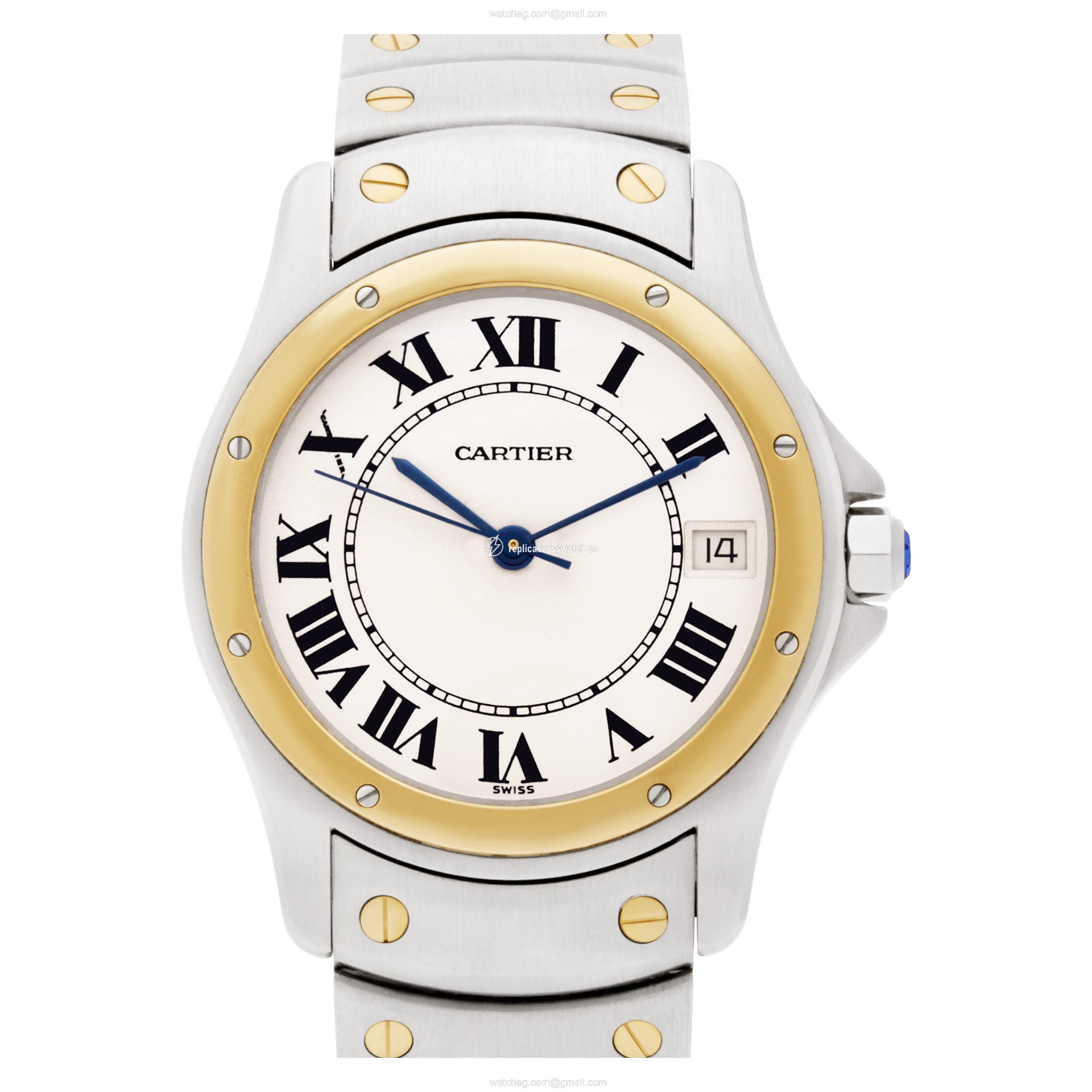 Cartier 1910 Santos Automatic Male Stainless Steel Replica Cartier 1910 Santos Automatic Male Stainless Steel Replica