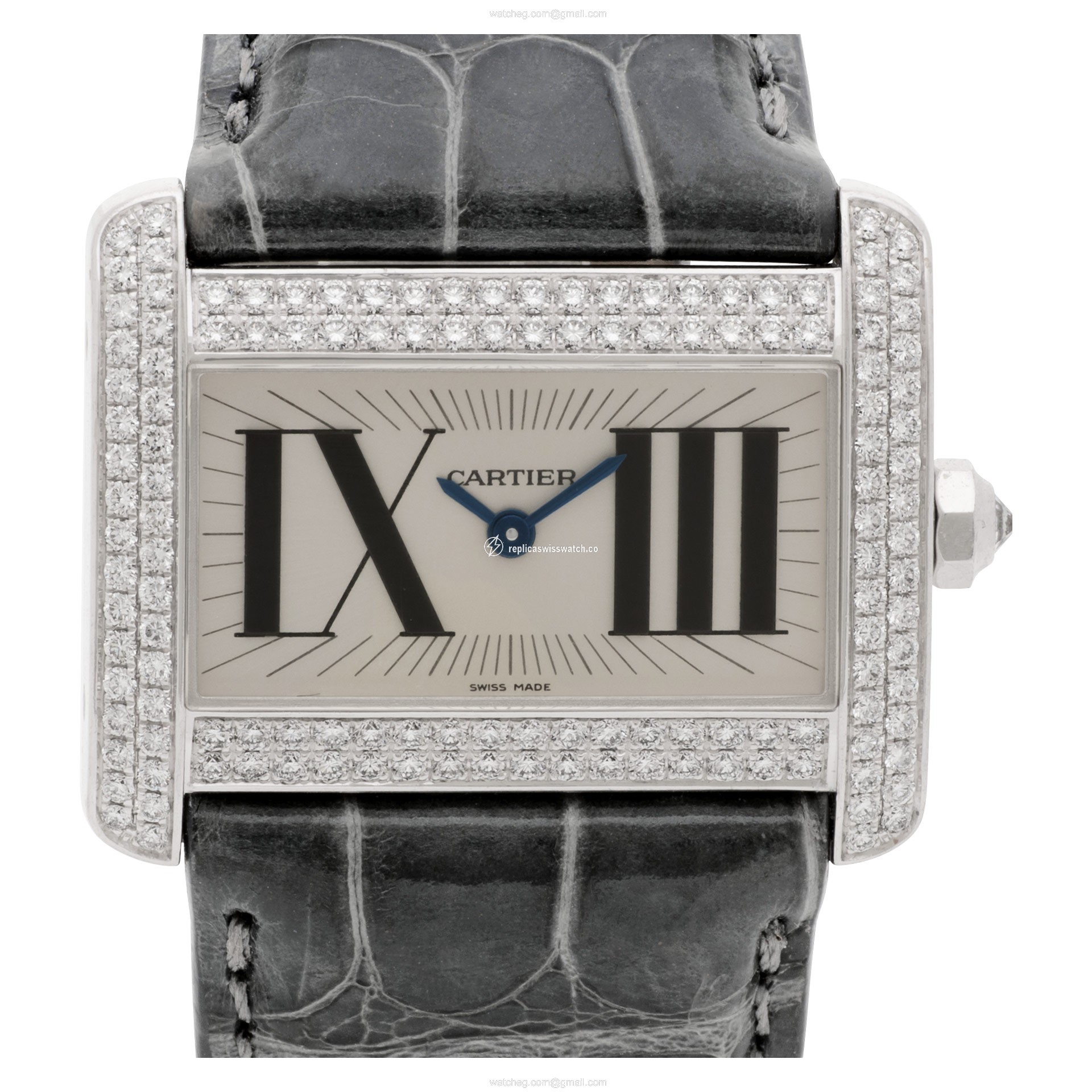 Cartier 2813 Divan Quartz Female 18k White Gold Replica Cartier 2813 Divan Quartz Female 18k White Gold Replica