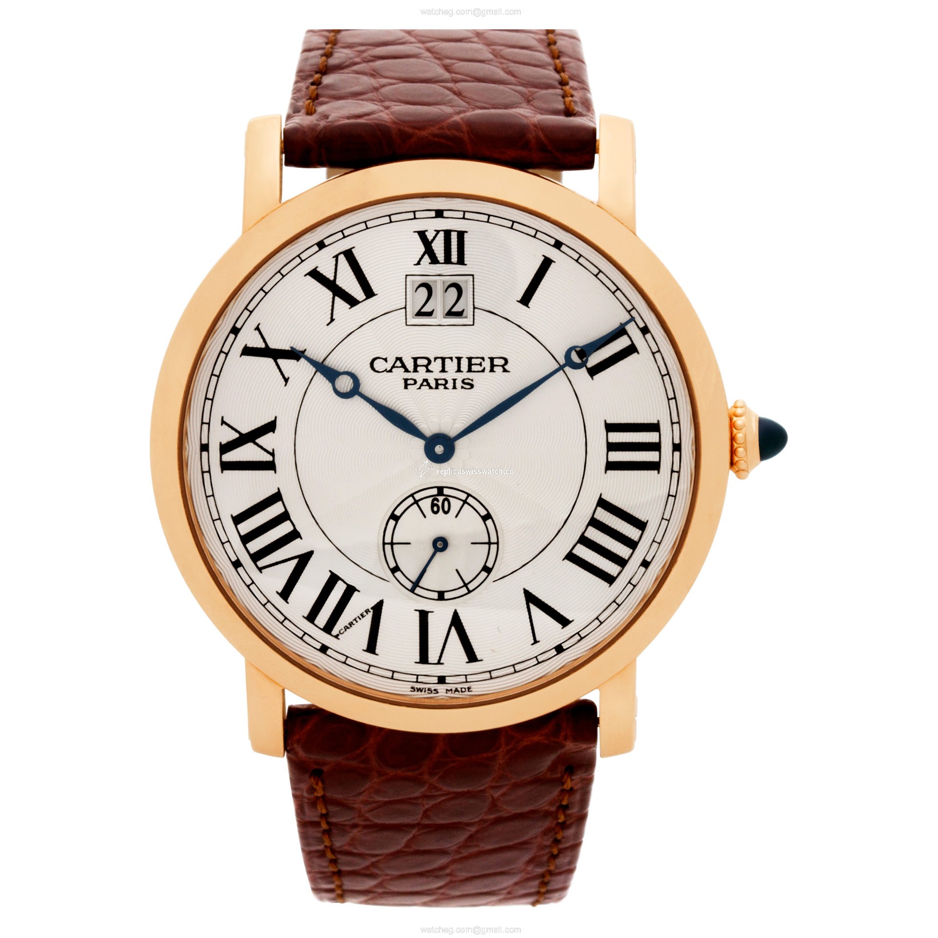 Cartier W1550251 Privee Rotonde Manual Male 18k rose gold Replica Cartier W1550251 Privee Rotonde Manual Male 18k rose gold Replica