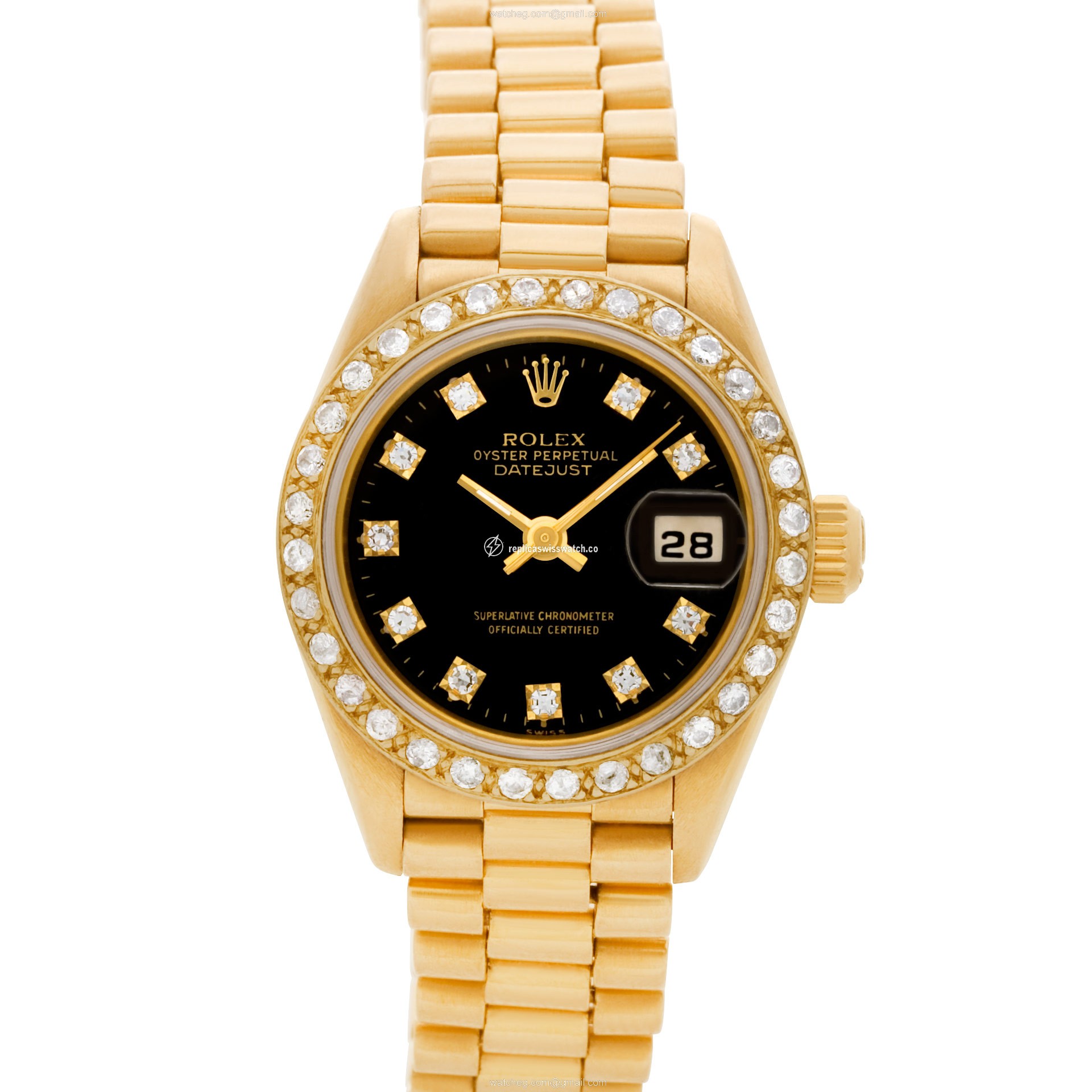 Rolex 69178 Datejust Automatic Female 18k yellow gold Replica Rolex 69178 Datejust Automatic Female 18k yellow gold Replica