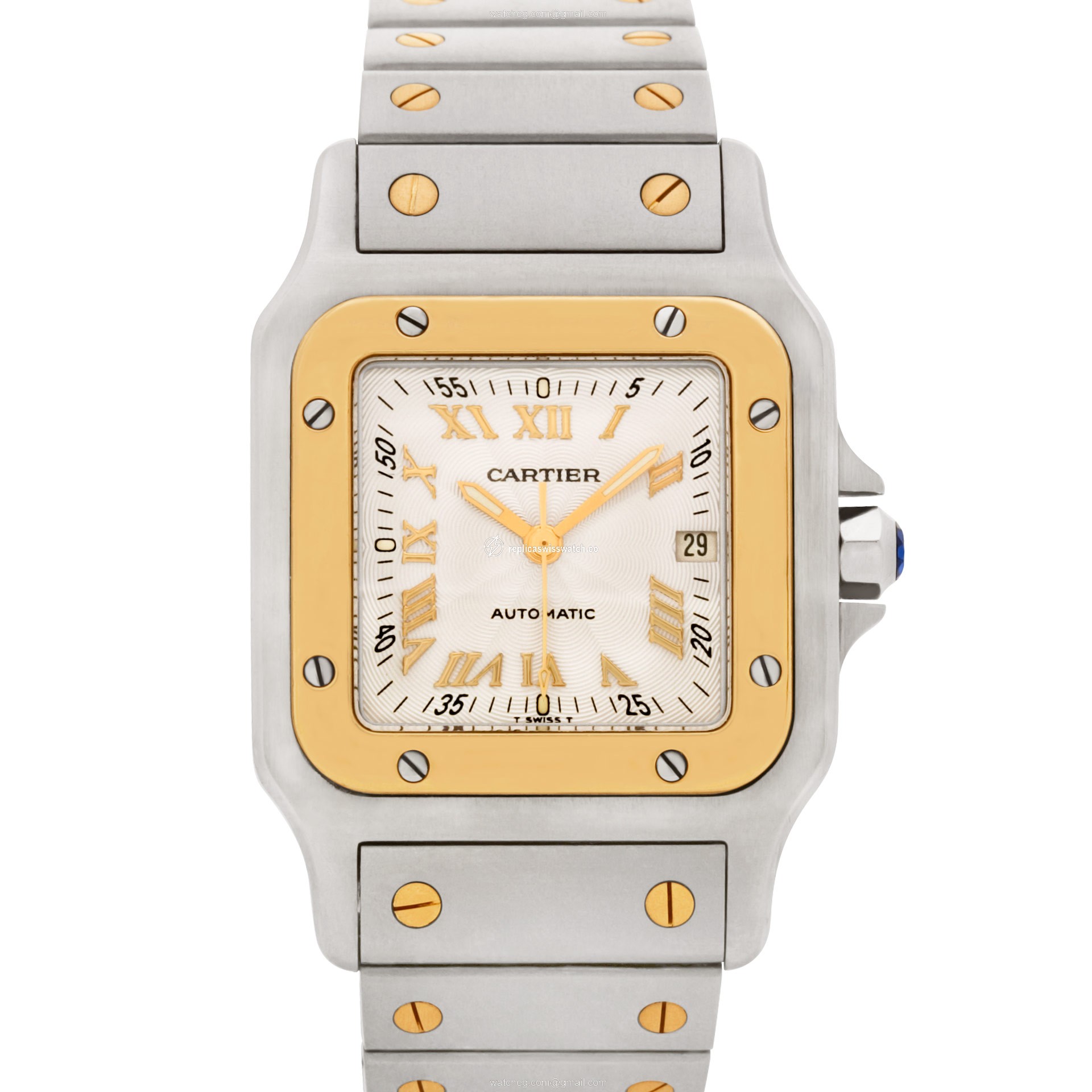 Cartier 2319 Santos Automatic Unisex Stainless Steel Replica Cartier 2319 Santos Automatic Unisex Stainless Steel Replica