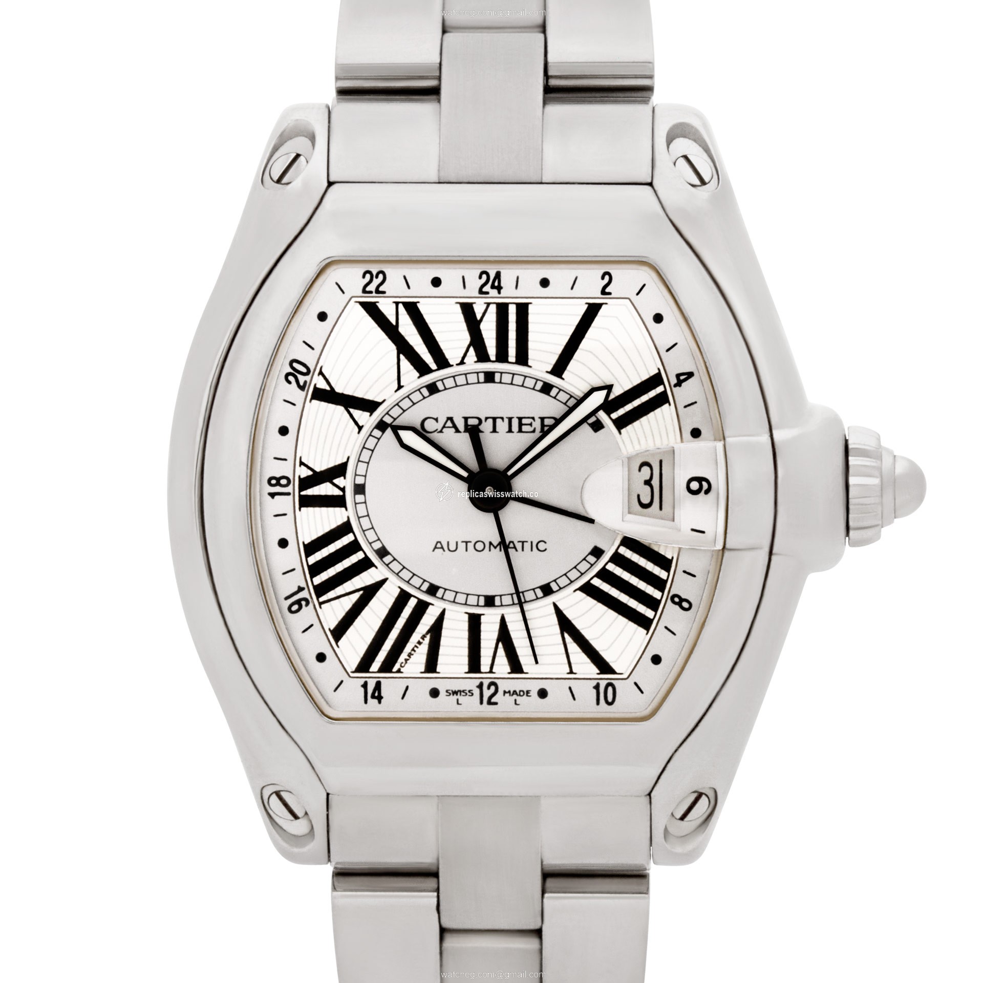 Cartier w62032x6 Roadster Automatic Unisex Stainless Steel Replica Cartier w62032x6 Roadster Automatic Unisex Stainless Steel Replica