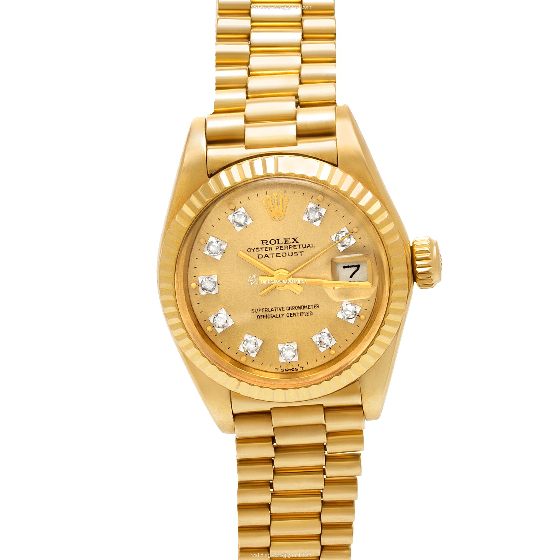 Rolex 6917 Datejust Automatic Female 18k yellow gold Replica Rolex 6917 Datejust Automatic Female 18k yellow gold Replica