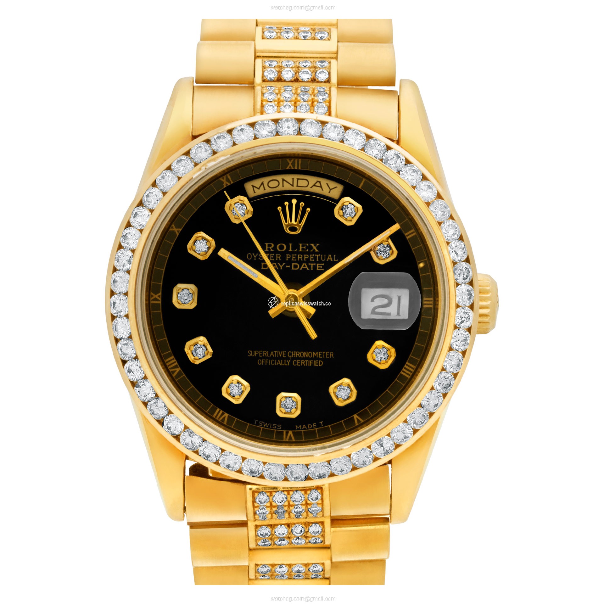 Rolex 18238 Day-Date Automatic Male 18k yellow gold Replica Rolex 18238 Day-Date Automatic Male 18k yellow gold Replica