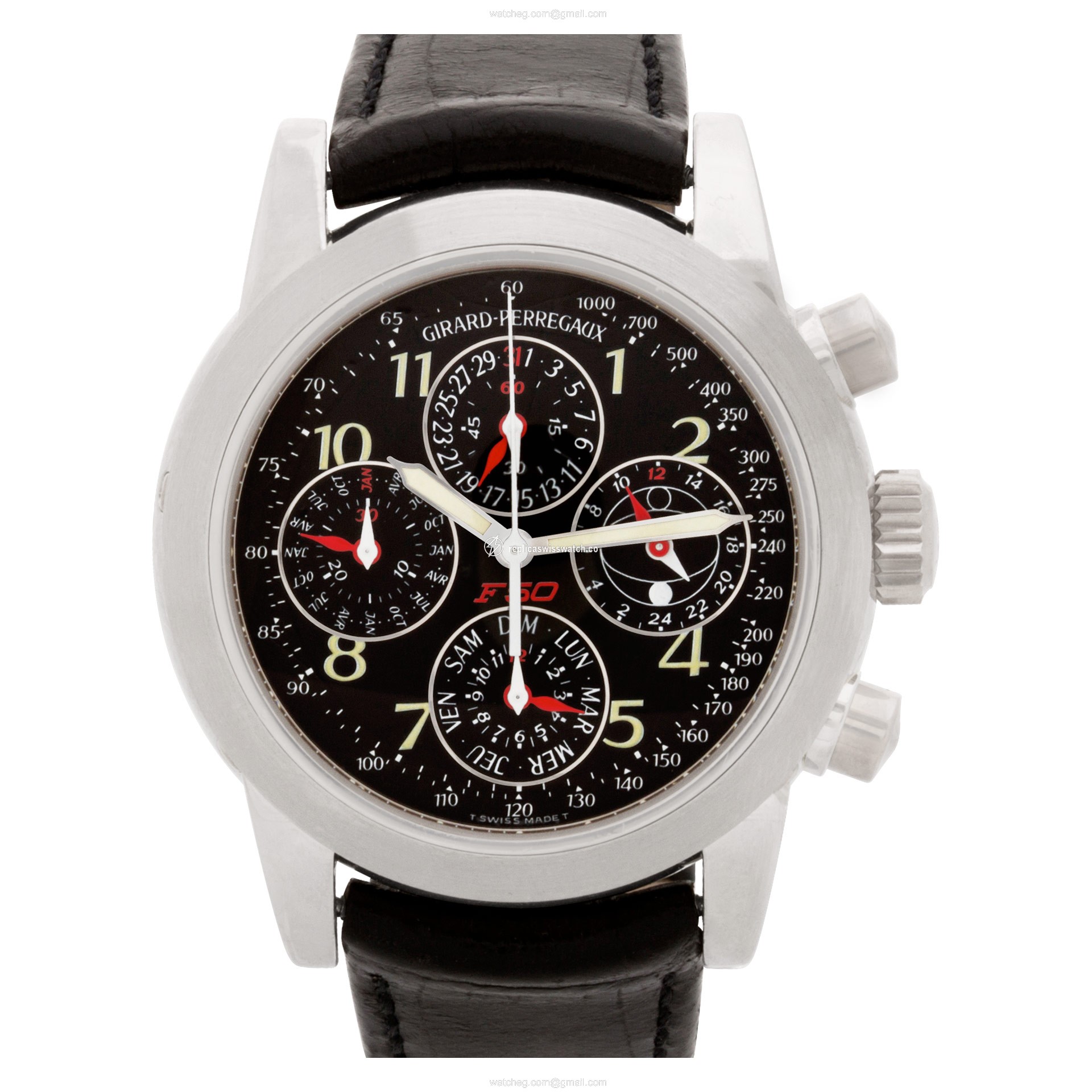 Girard Perregaux 9025 Ferrari Automatic Male Platinum Replica Girard Perregaux 9025 Ferrari Automatic Male Platinum Replica