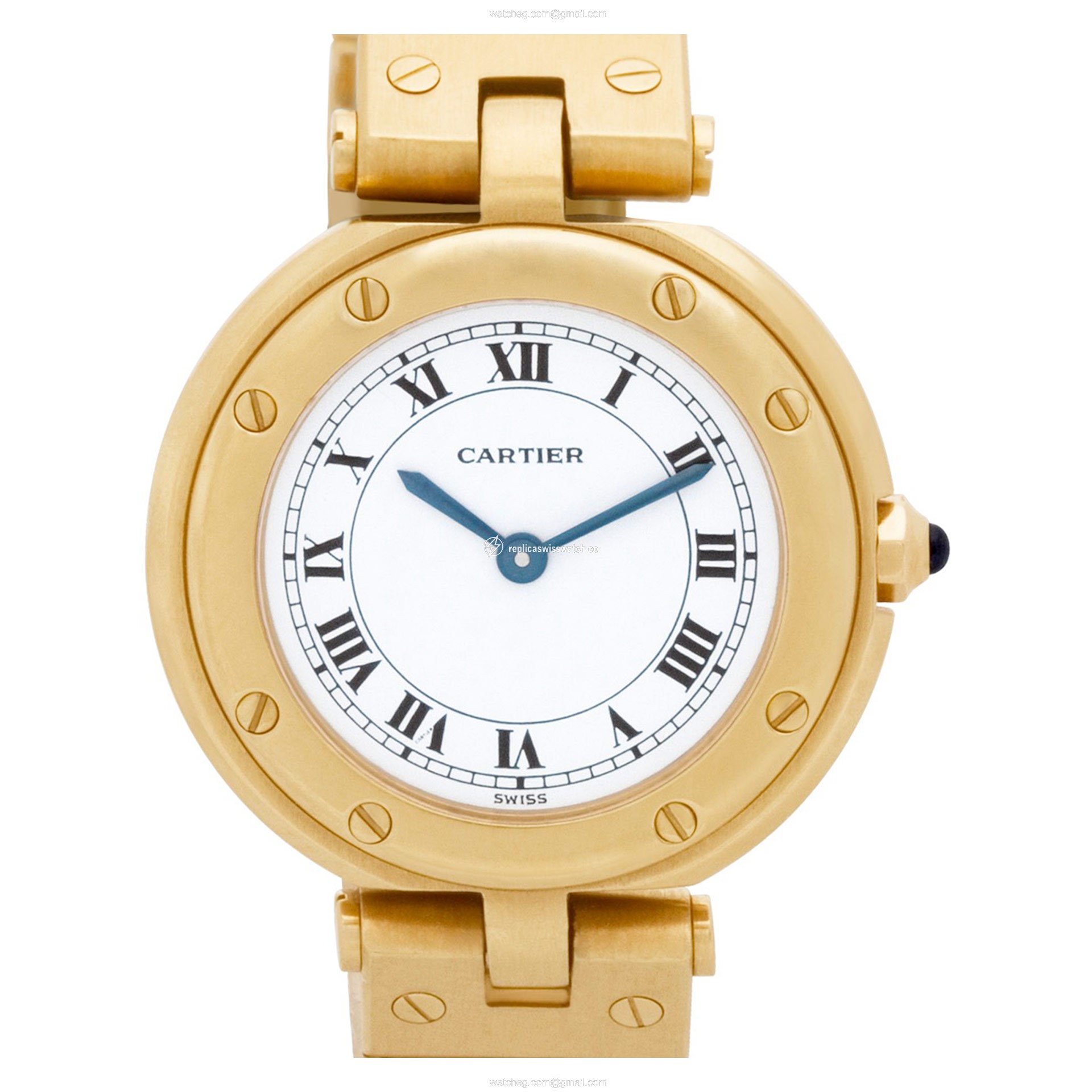 Cartier 8191501870 Santos Quartz Female 18k yellow gold Replica Cartier 8191501870 Santos Quartz Female 18k yellow gold Replica