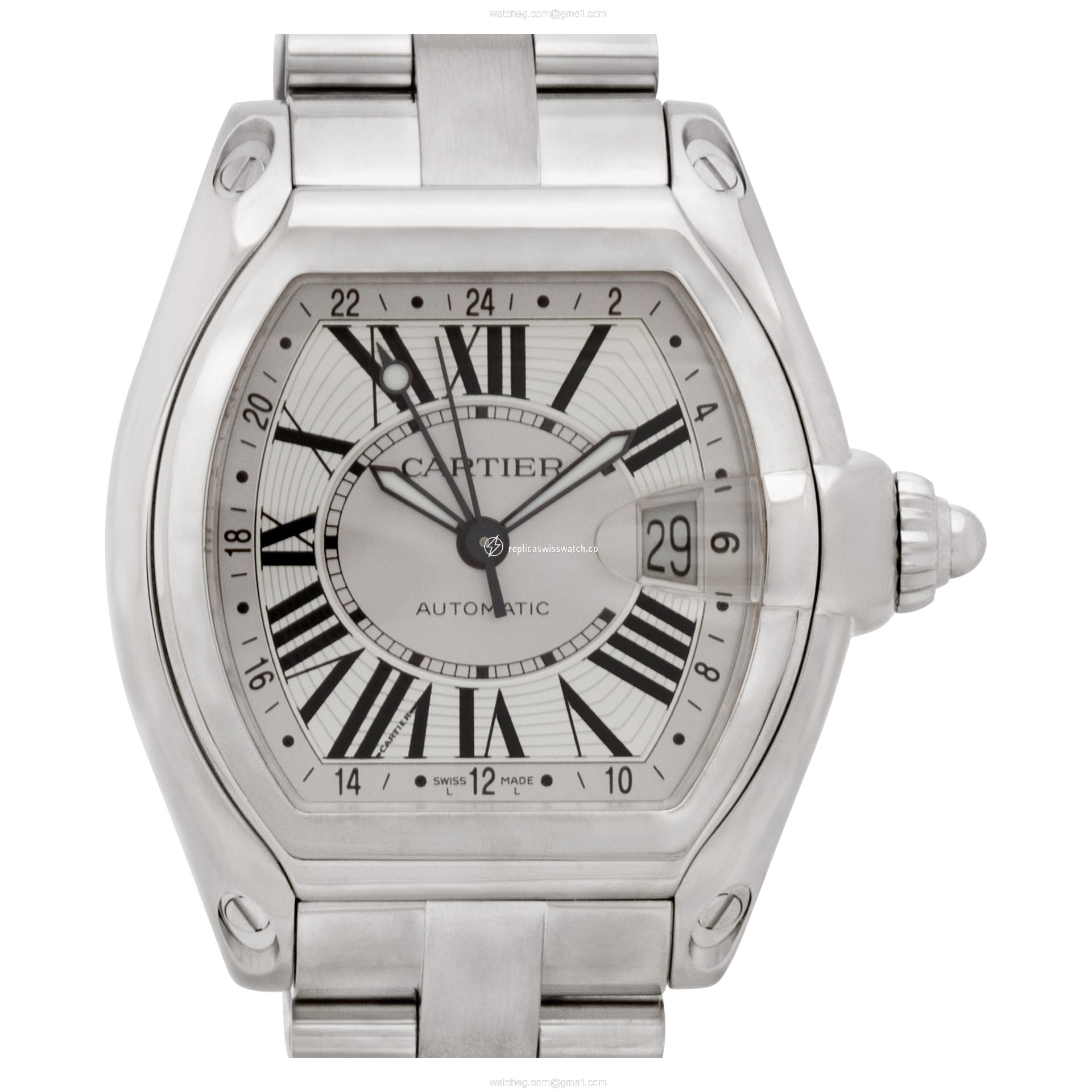 Cartier W6206017 Roadster Automatic Male Stainless Steel Replica Cartier W6206017 Roadster Automatic Male Stainless Steel Replica