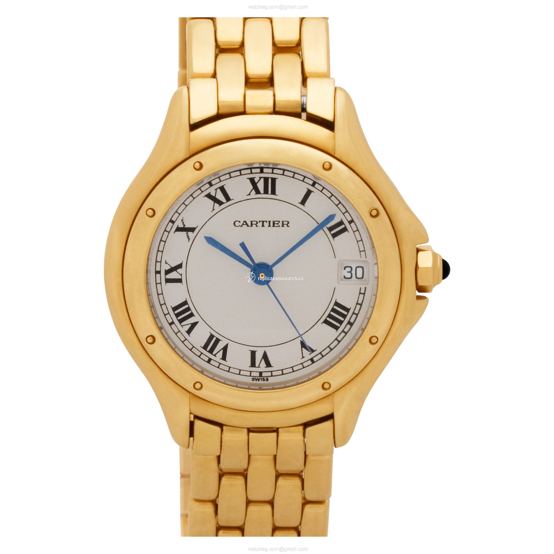 Cartier 887906 Cougar Quartz Female 18k yellow gold Replica Cartier 887906 Cougar Quartz Female 18k yellow gold Replica