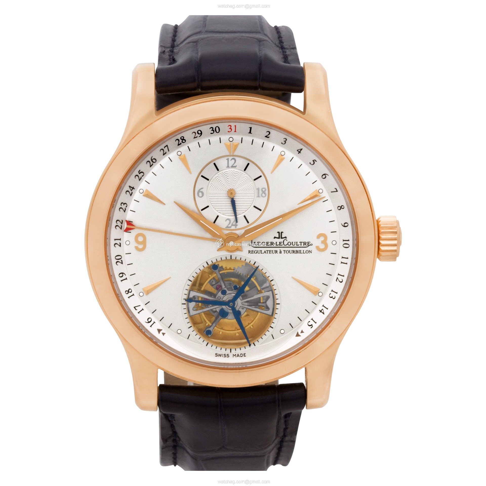 Jaeger LeCoultre q1652420 Tourbillon Automatic Male 18k rose gold Replica Jaeger LeCoultre q1652420 Tourbillon Automatic Male 18k rose gold Replica