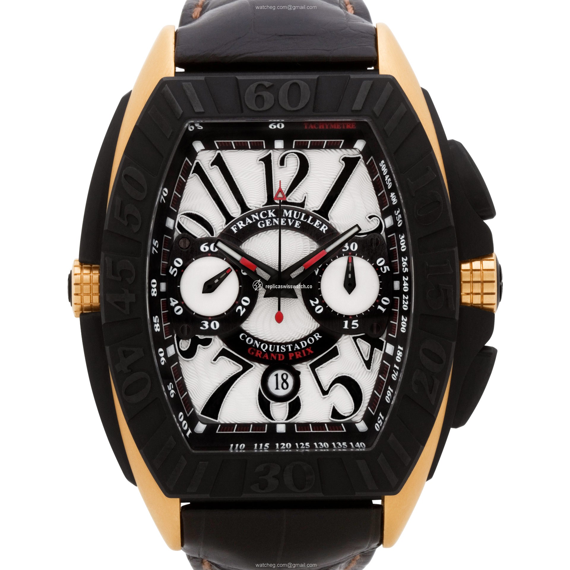 Franck Muller 9900 CC GP Conquistador Automatic Male 18k pink gold & titanium Replica Franck Muller 9900 CC GP Conquistador Automatic Male 18k pink gold & titanium Replica